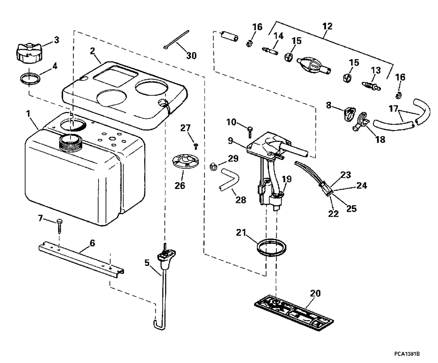 OIL TANK KIT -- 1.8 GALLON -- (OPTIONAL)