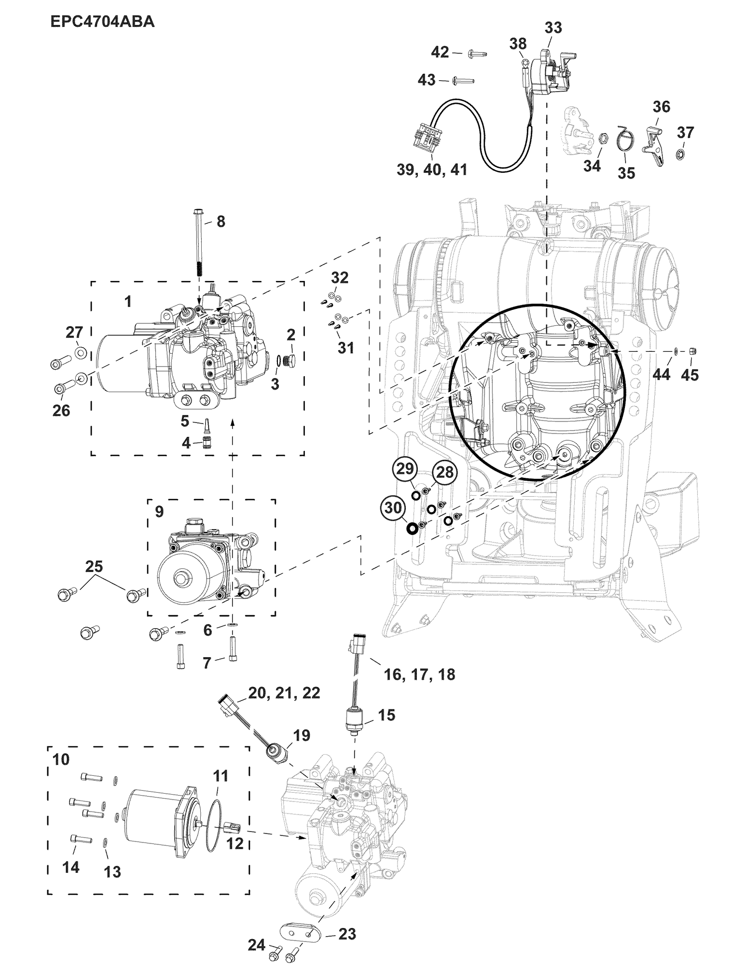 08-1.1_TRIM, TILT & STEERING MANIFOLD ASSEMBLY -  DPS Models