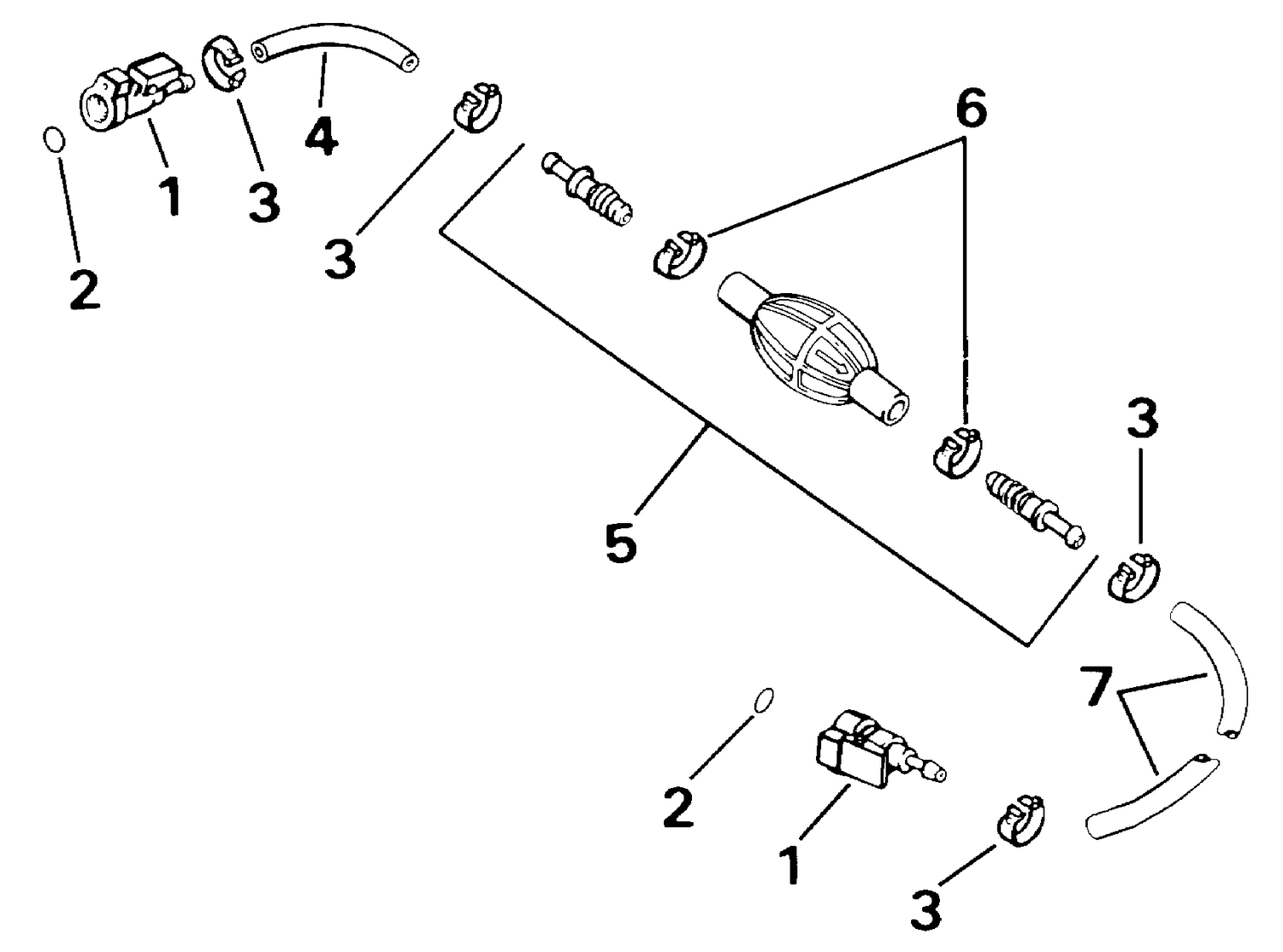 FUEL HOSE & PRIMER BULB 3/8 IN. I.D.
