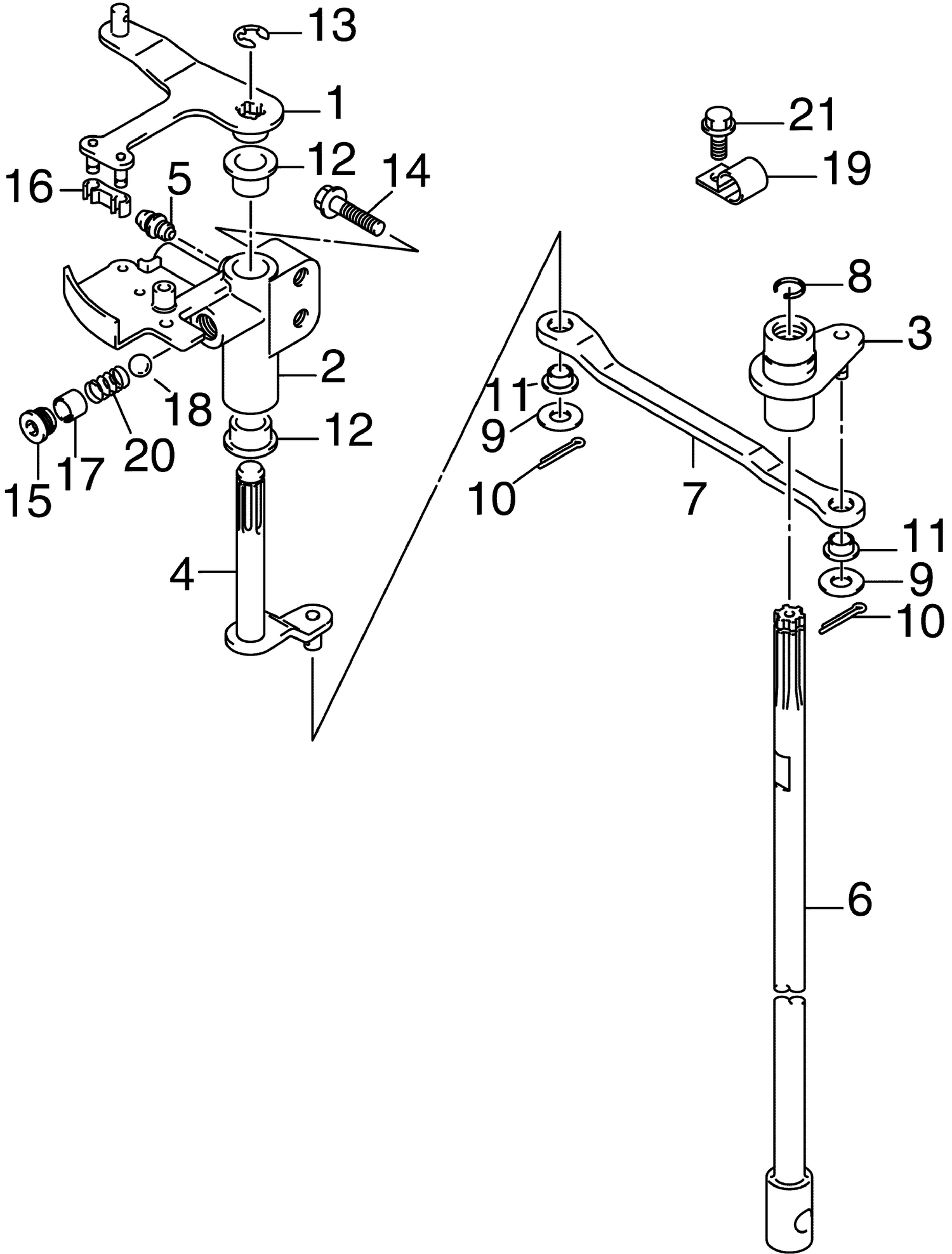 SHIFT LINKAGE SN 029195 & Up
