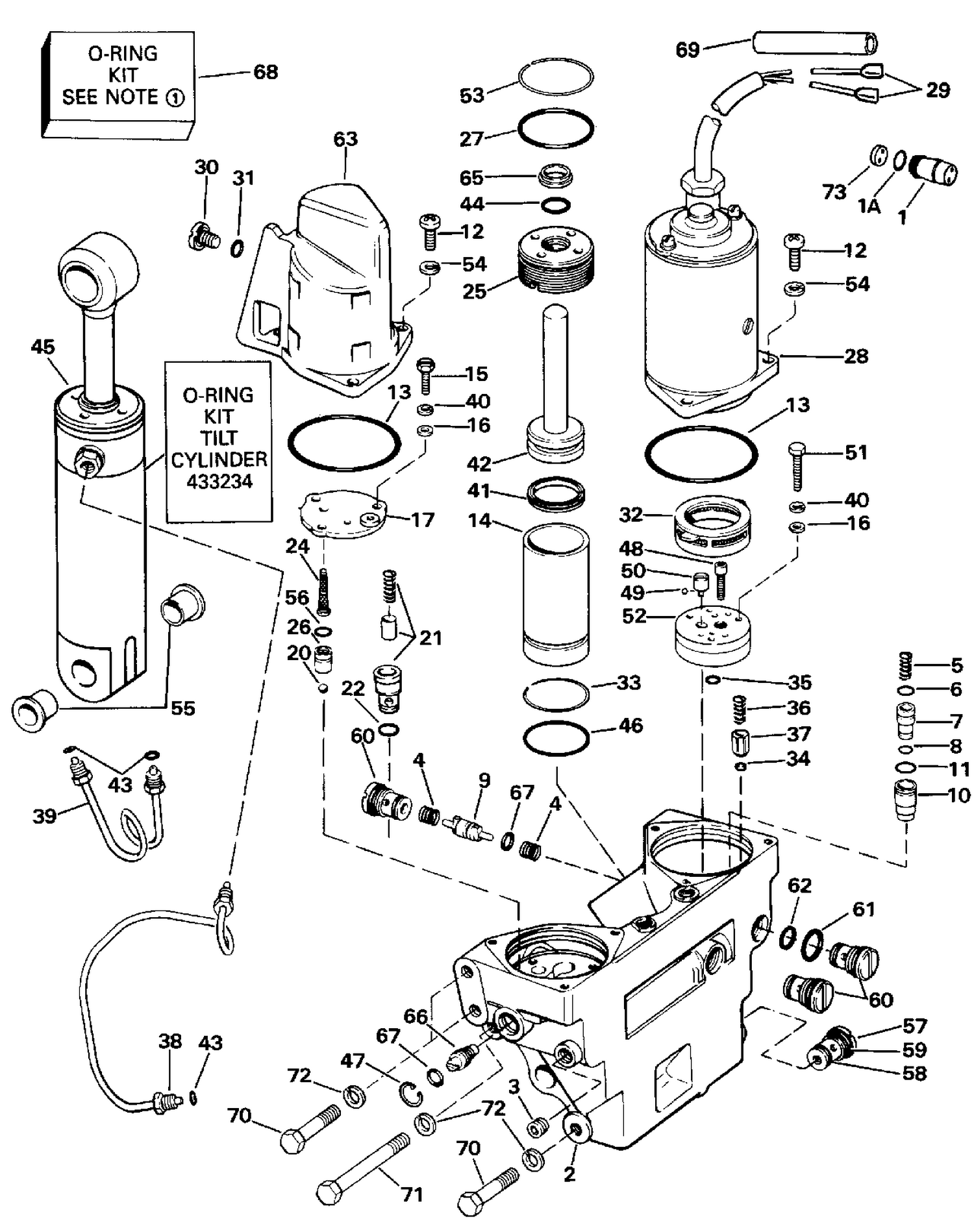 POWER TRIM/TILT HYDRAULIC ASSEMBLY