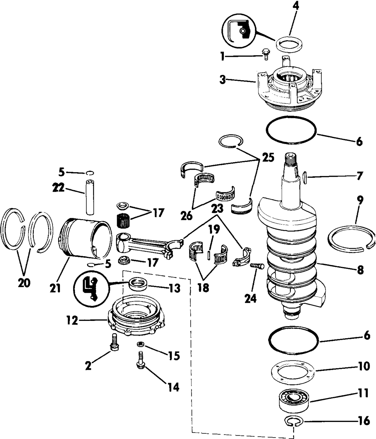 CRANKSHAFT & PISTON