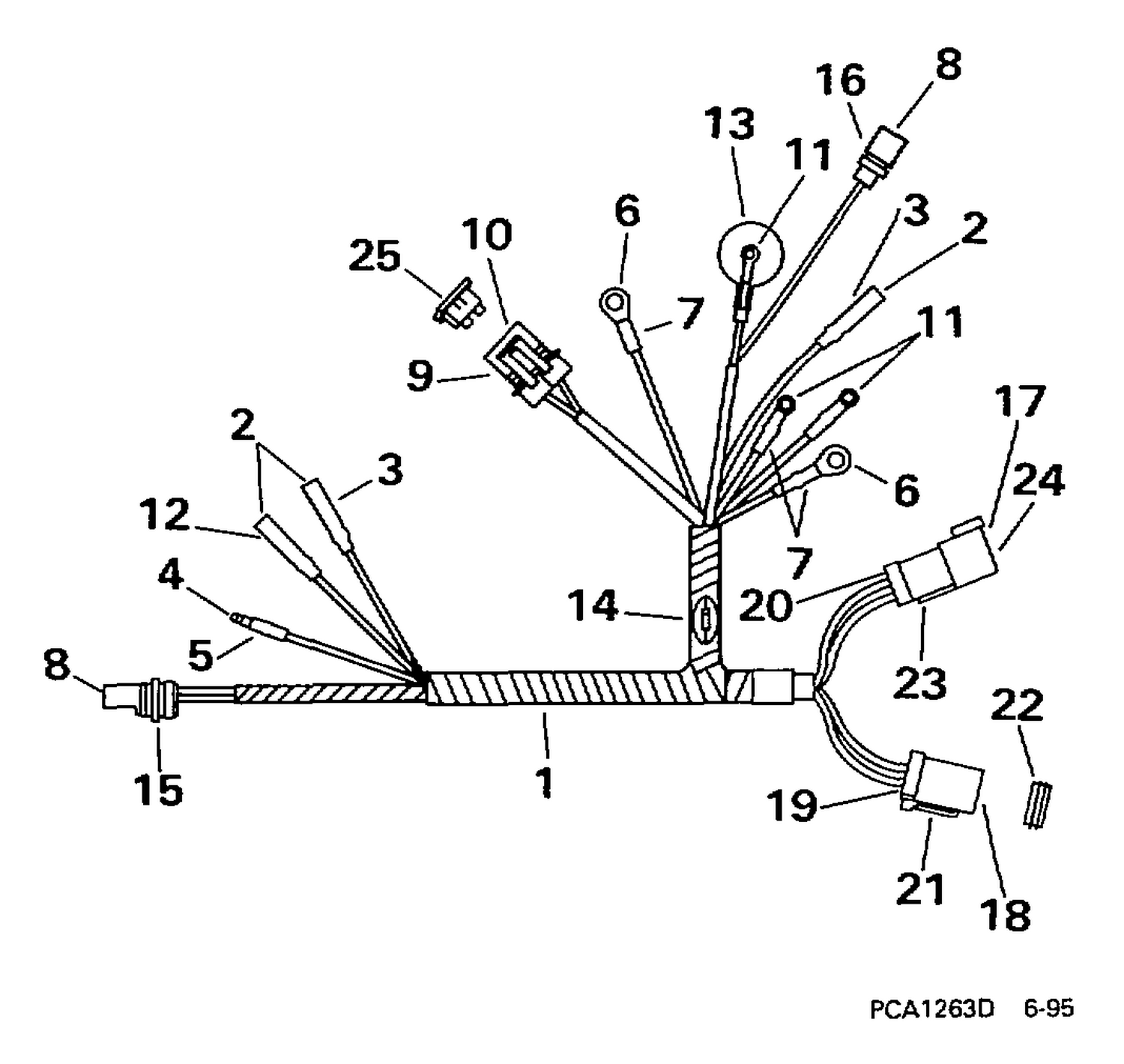 MOTOR CABLE - REMOTE ELECTRIC