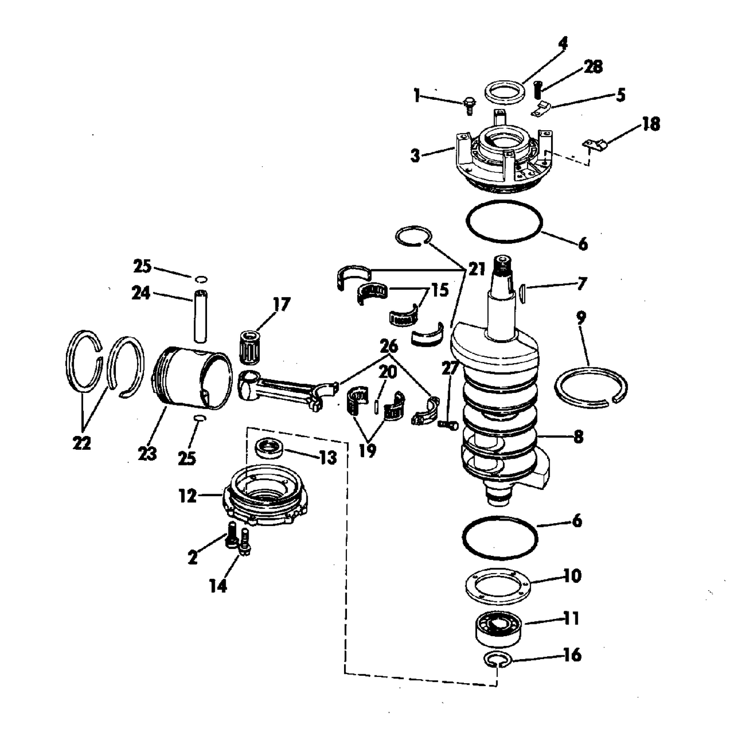 CRANKSHAFT & PISTON
