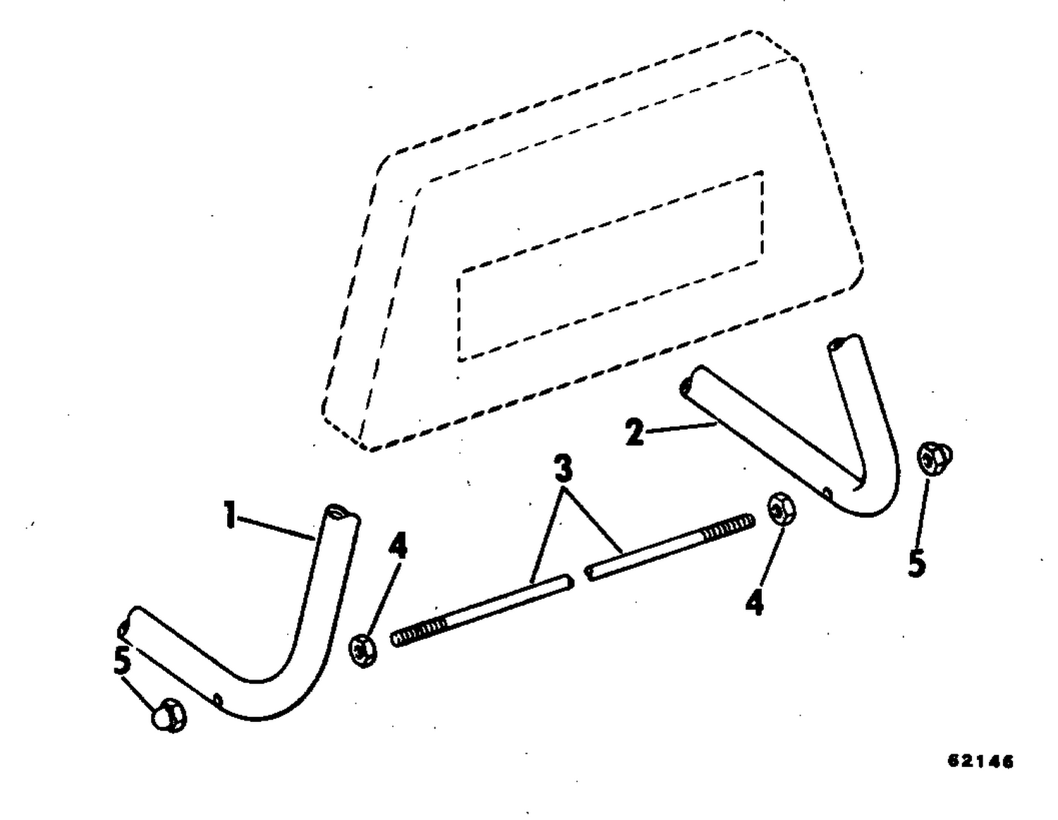 DISPLAY STAND LEG KIT EXTRA LONG TRANSOMS