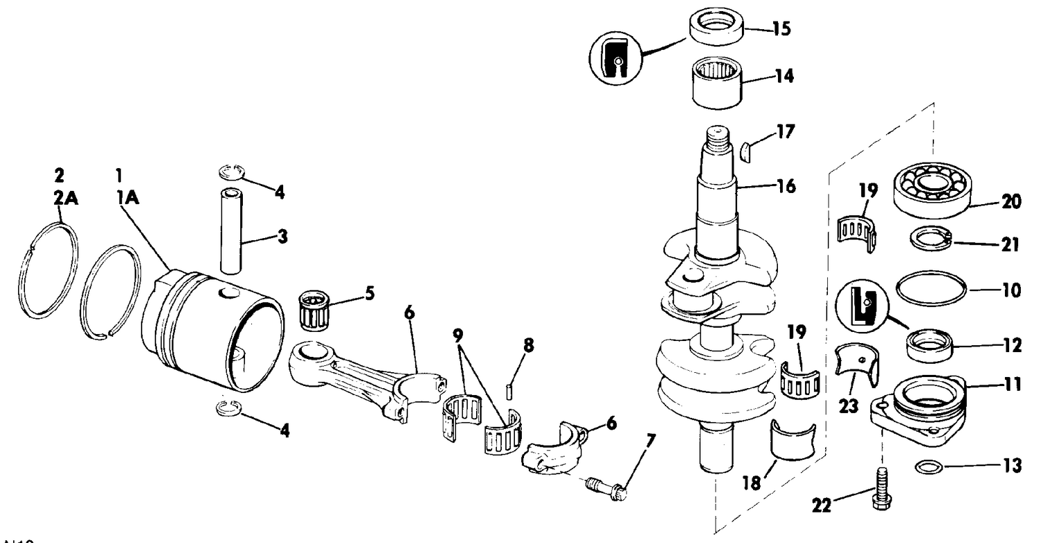 CRANKSHAFT & PISTON