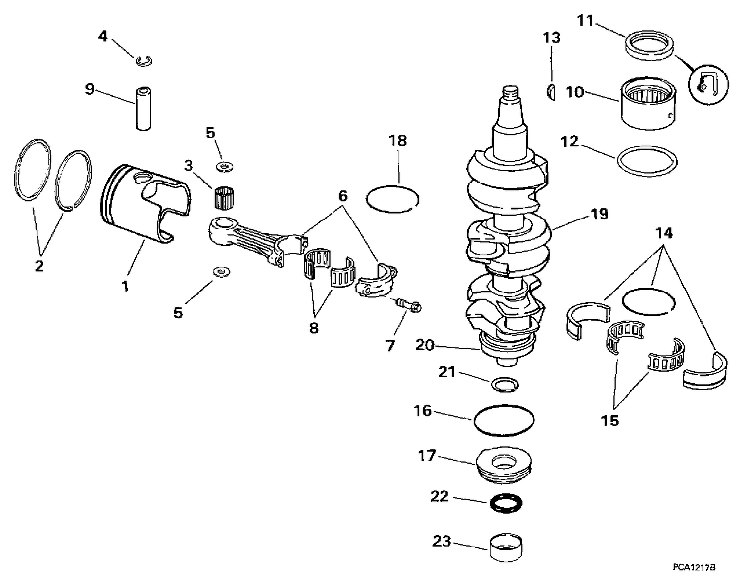 CRANKSHAFT & PISTON