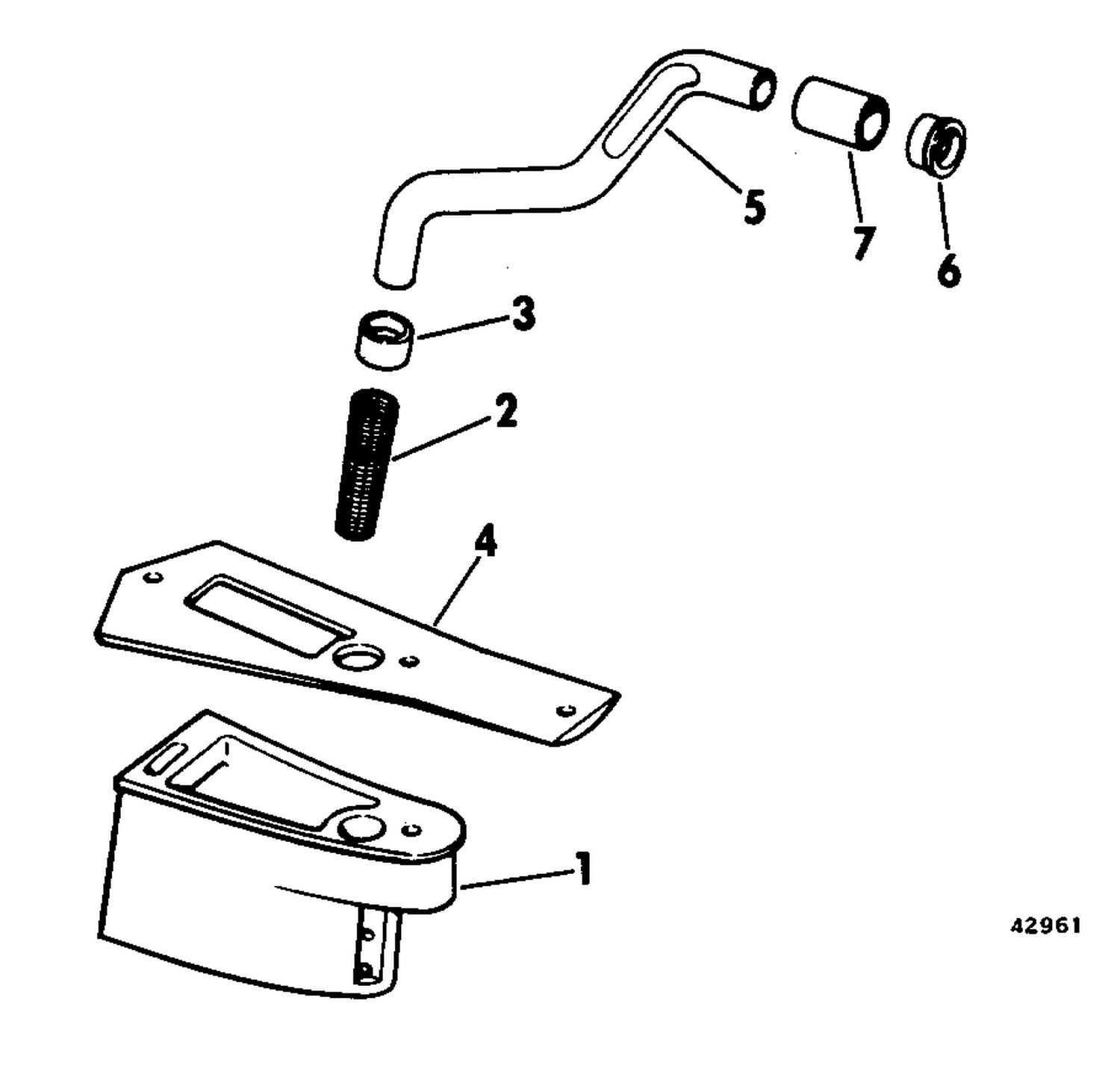 RUDDER KIT-STERN DRIVE