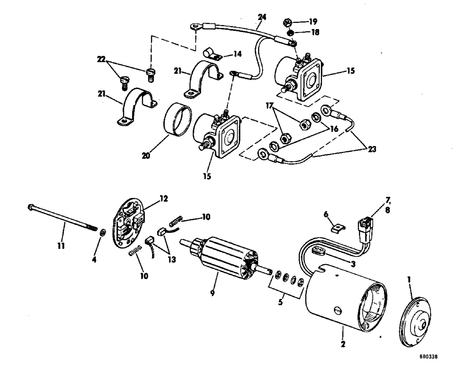 TILT MOTOR GROUP PRESTOLITE MODEL ETK-4102
