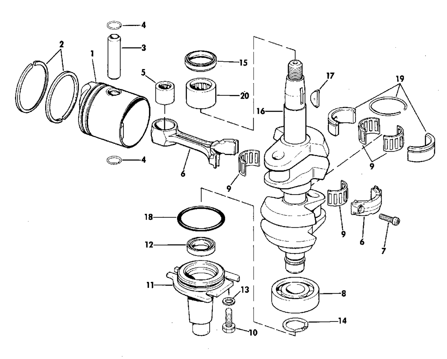 CRANKSHAFT & PISTON