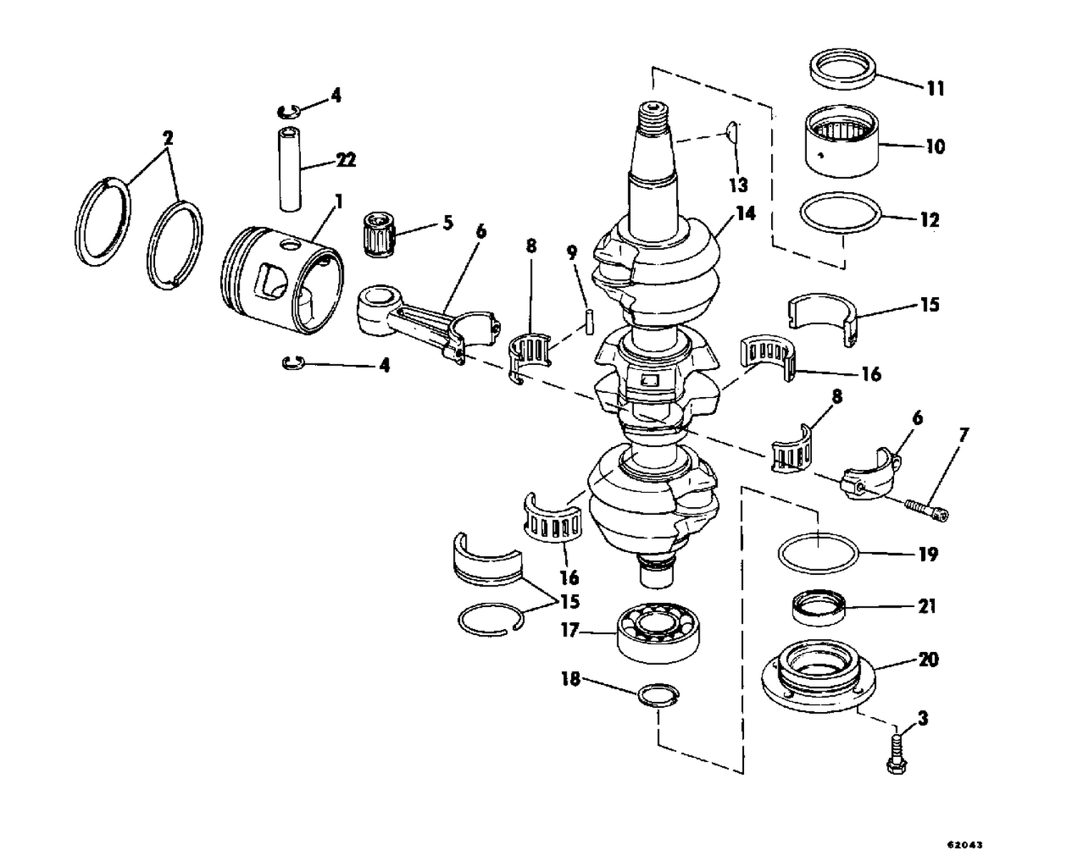 CRANKSHAFT & PISTON