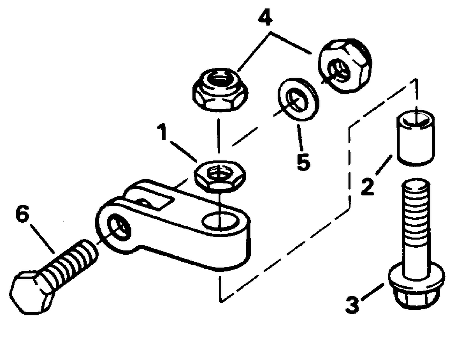 STEERING BOLT AND CLEVIS ASSEMBLY KIT - 20 THRU 40