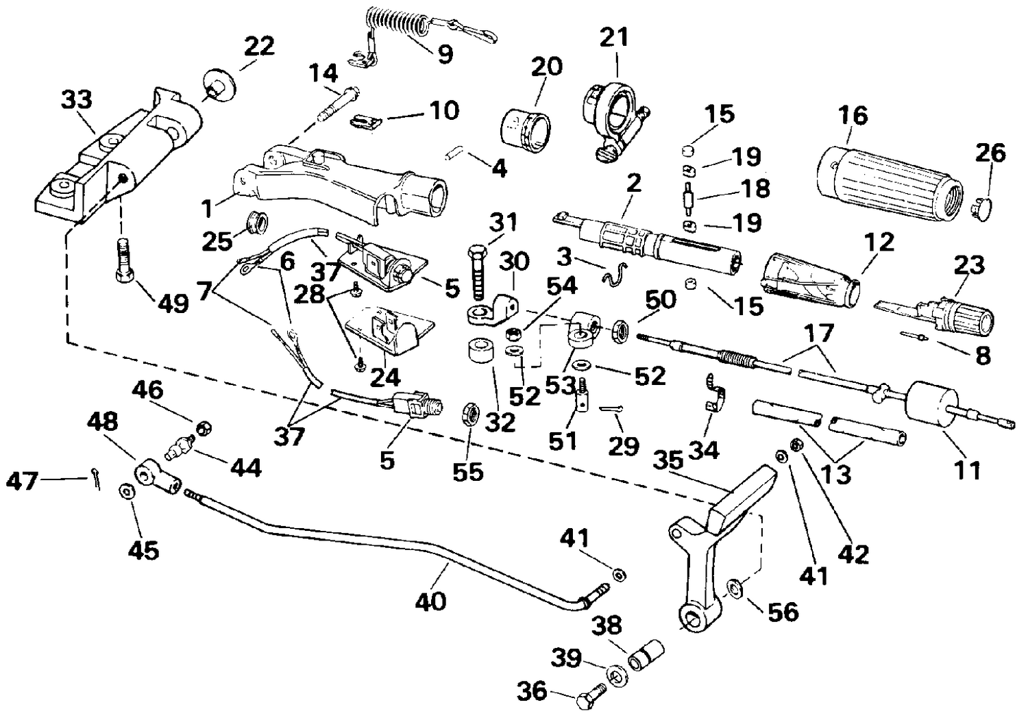 STEERING AND SHIFT HANDLE