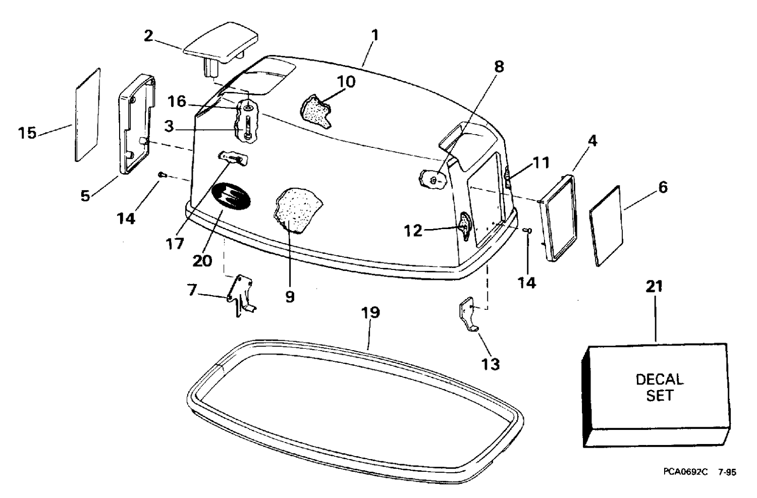 ENGINE COVER - EVINRUDE
