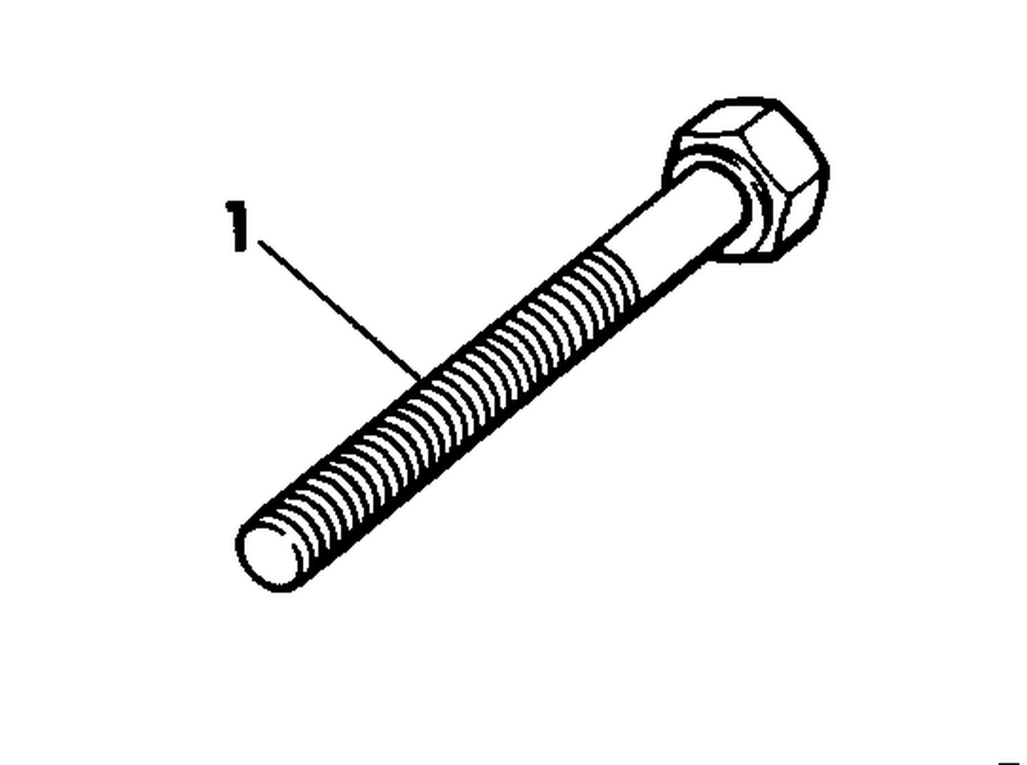 LONG TRANSOM BOLT KIT 50 - 135 HP