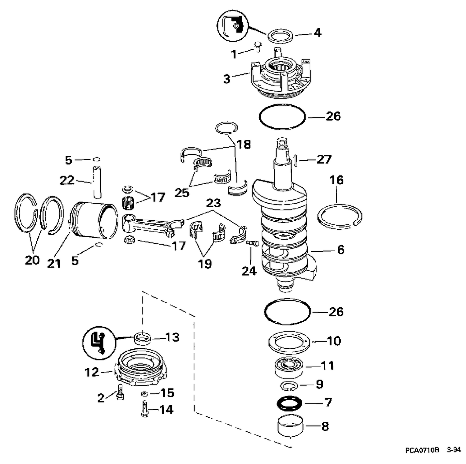 CRANKSHAFT & PISTON
