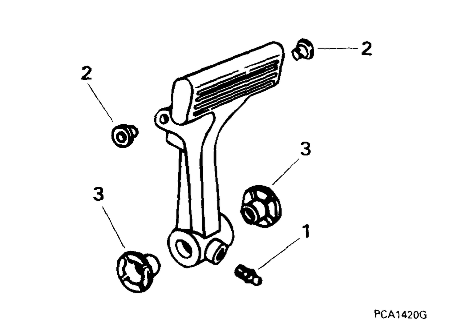 SHIFT HANDLE KIT -- 20, 25, 30