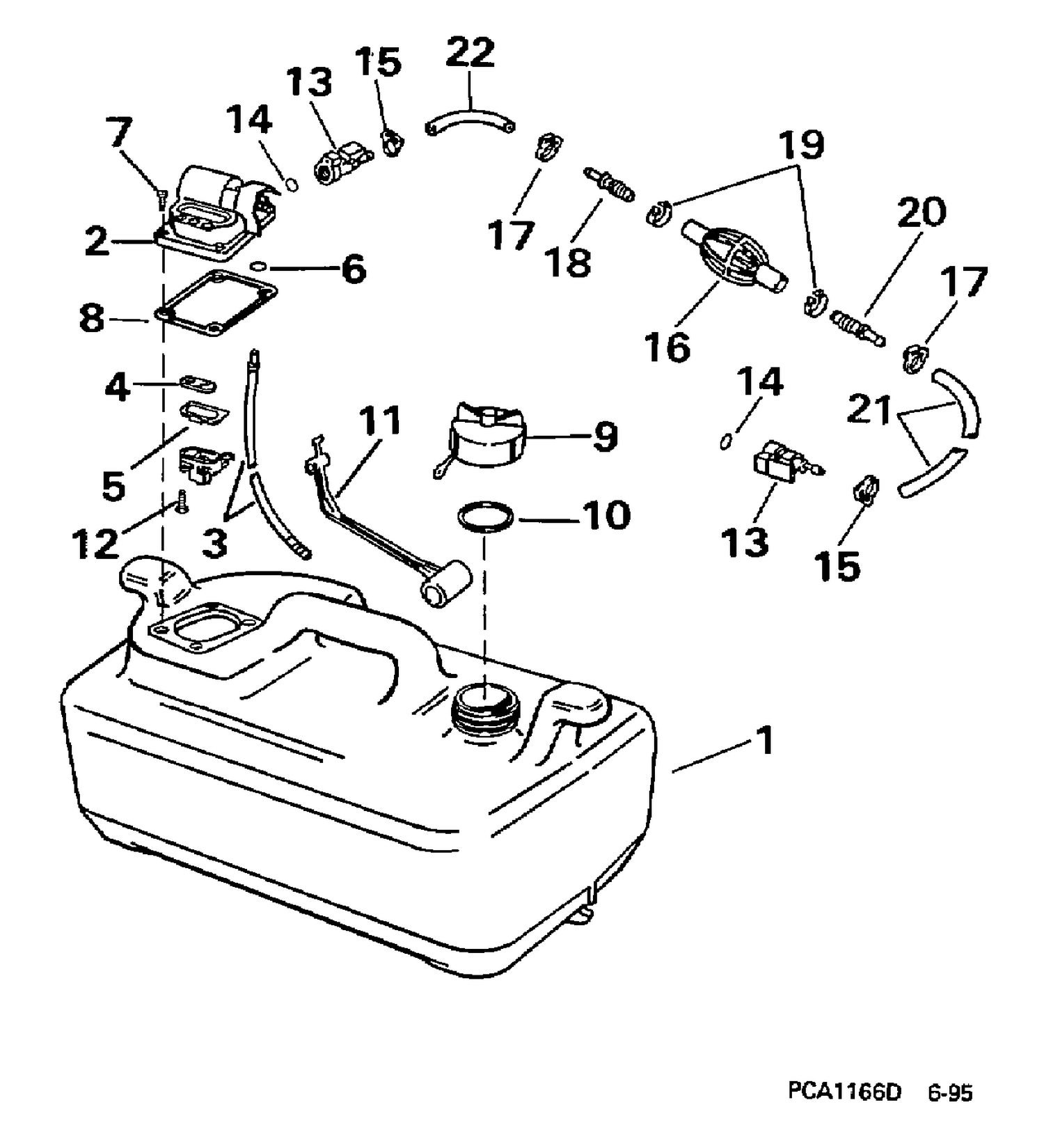 FUEL TANK - 3 GALLON