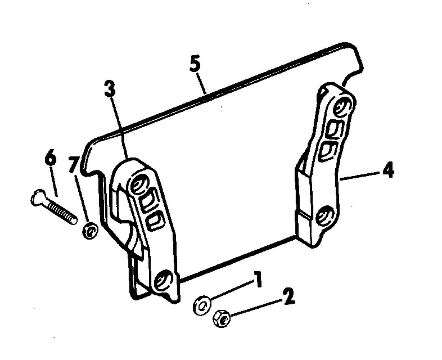 DISPLAY STAND ADAPTER KIT 70 HP SHORT SHAFT MODELS