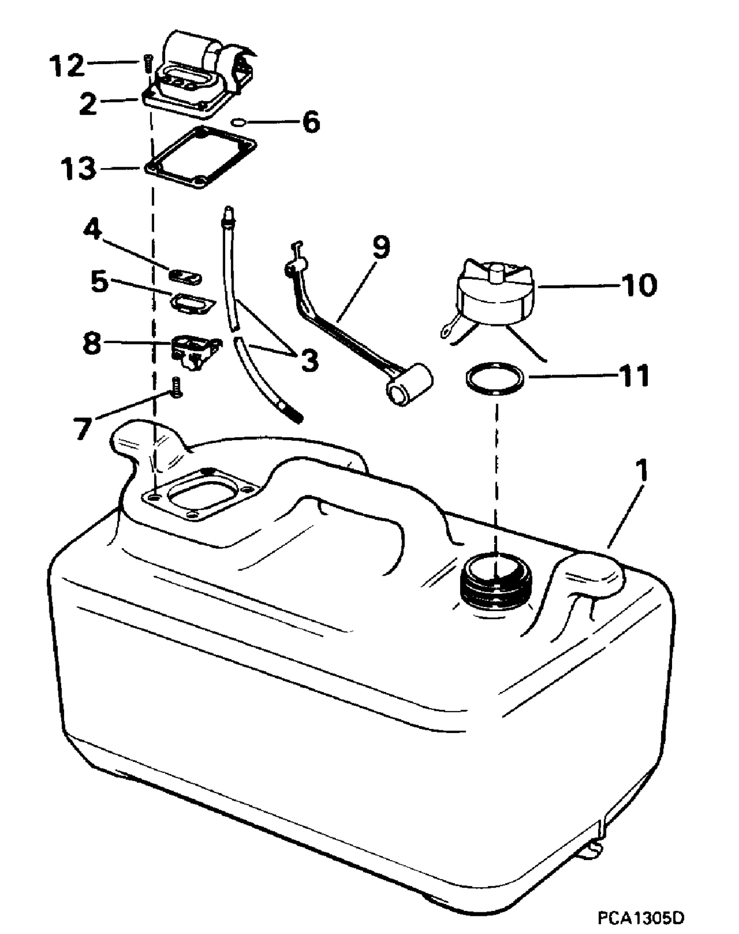 FUEL TANK - 6 GALLON