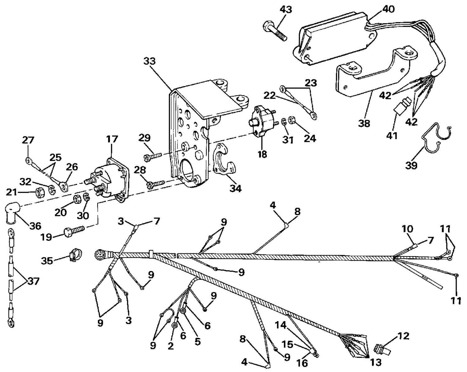 ENGINE WIRE & SHIFT MODULE