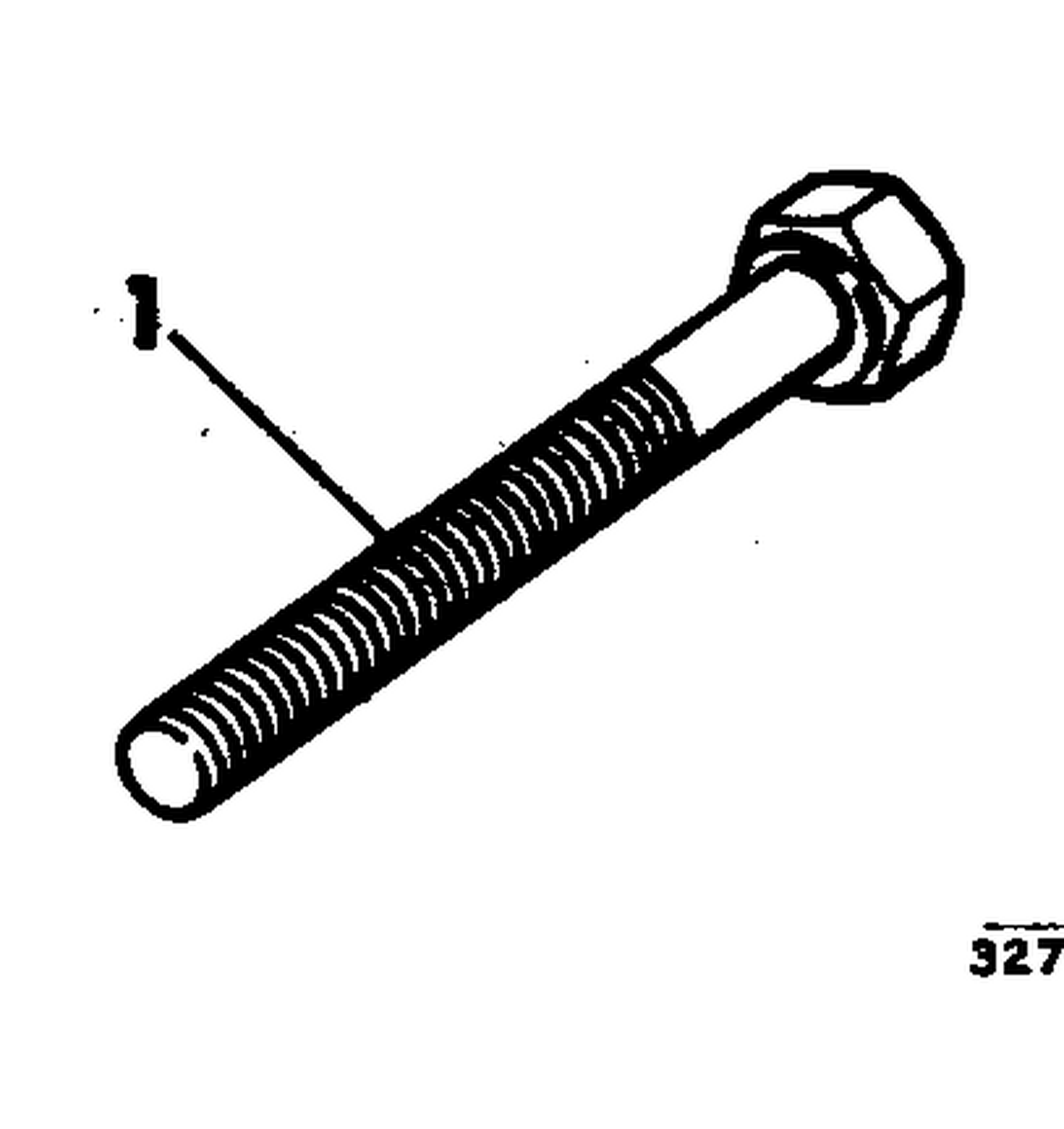 LONG TRANSOM BOLT KIT