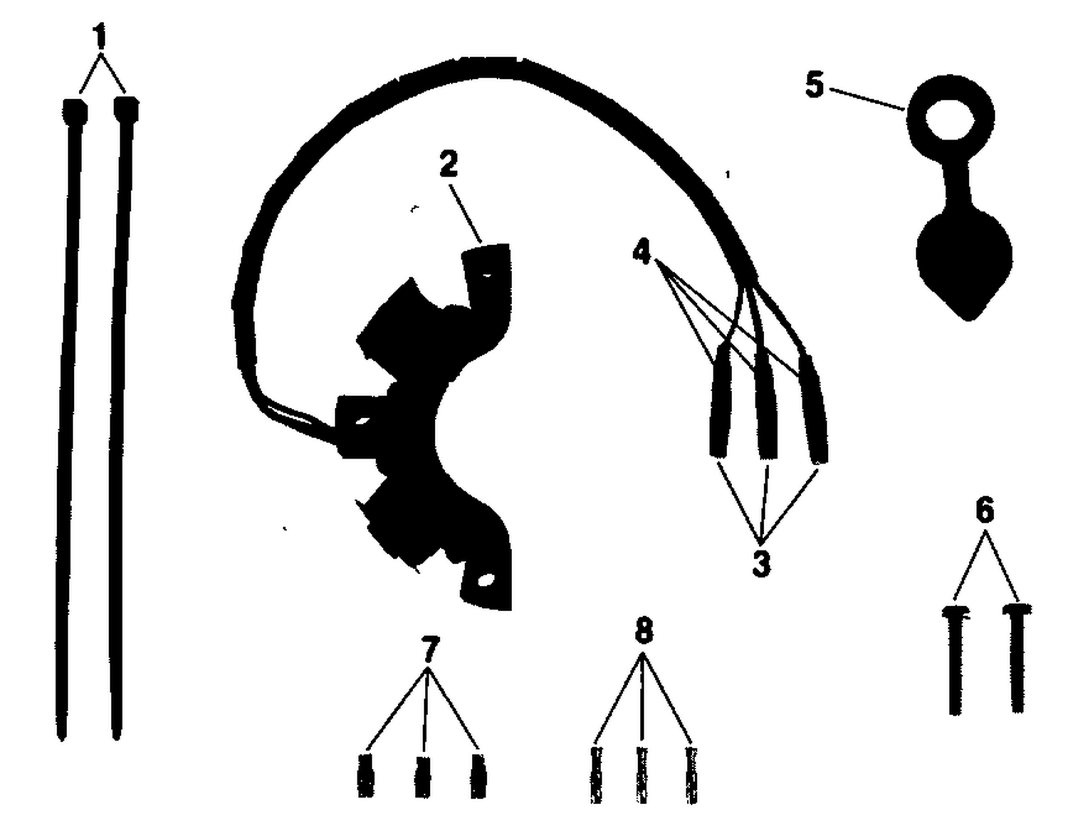 AC LIGHTING KIT 4 DELUXE THRU 55 ROPE START COMMERCIALS