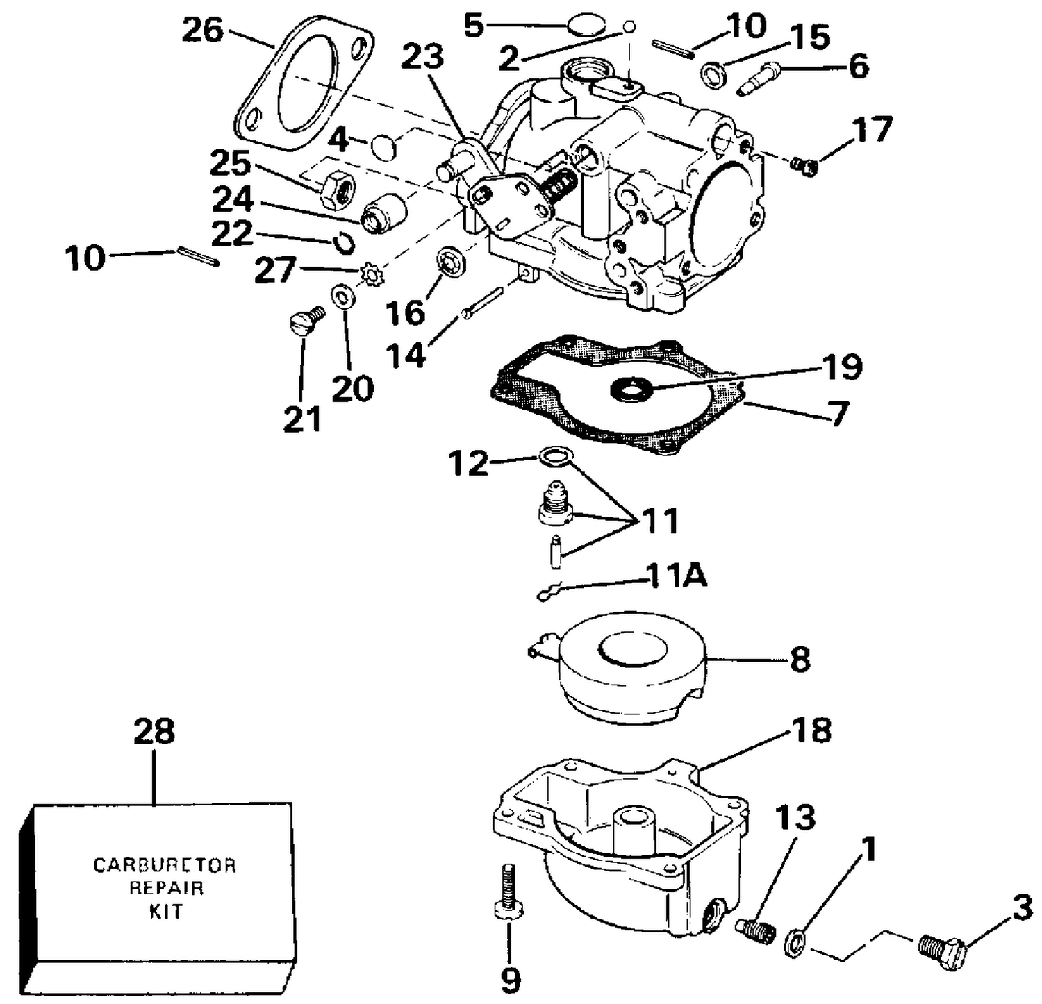 CARBURETOR EARLY PRODUCTION