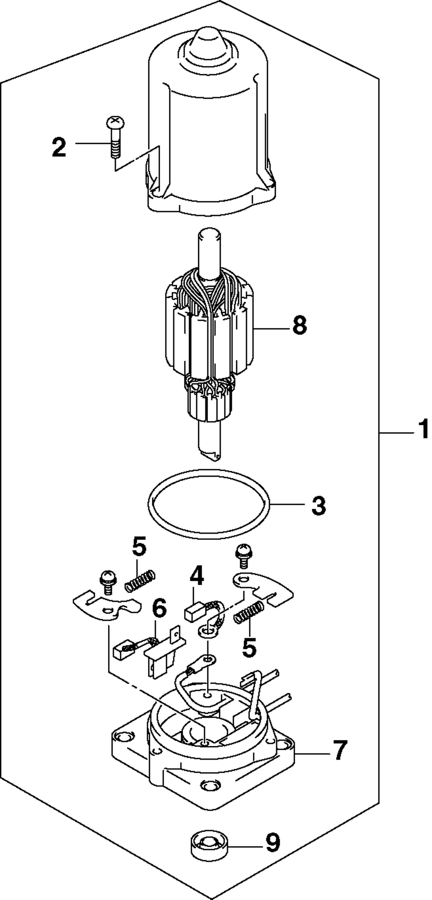 POWER TRIM & TILT ELECTRIC MOTOR