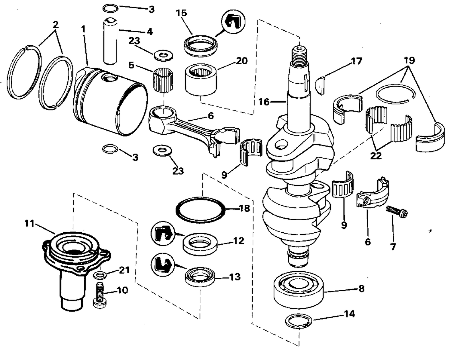 CRANKSHAFT & PISTON