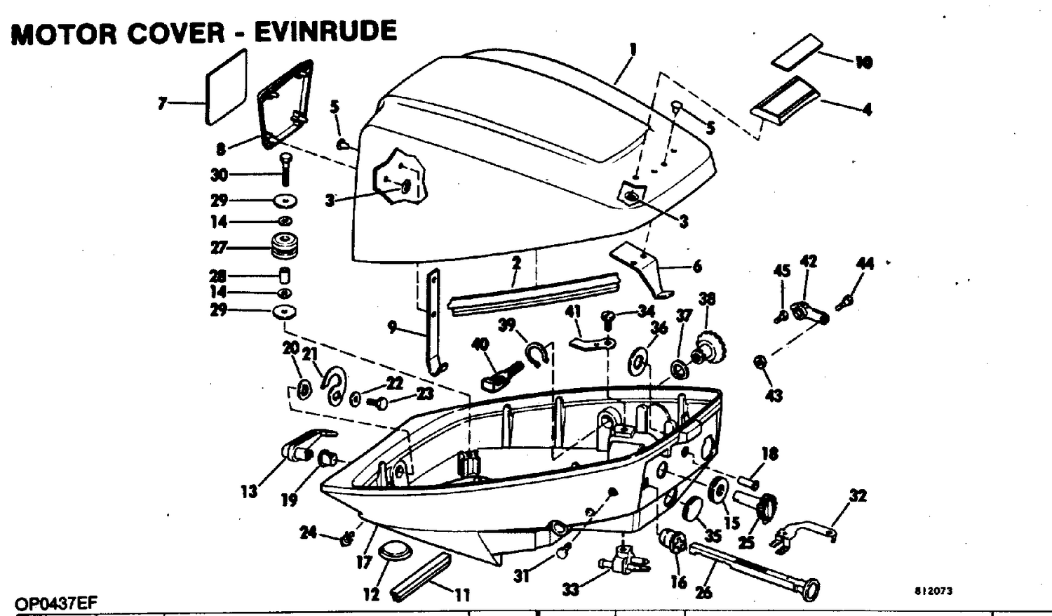 MOTOR COVER - EVINRUDE