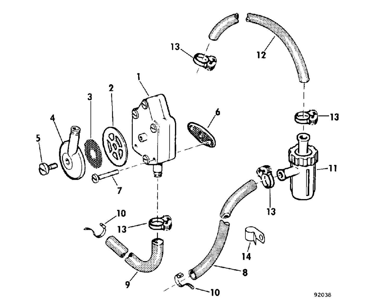 FUEL PUMP AND FILTER