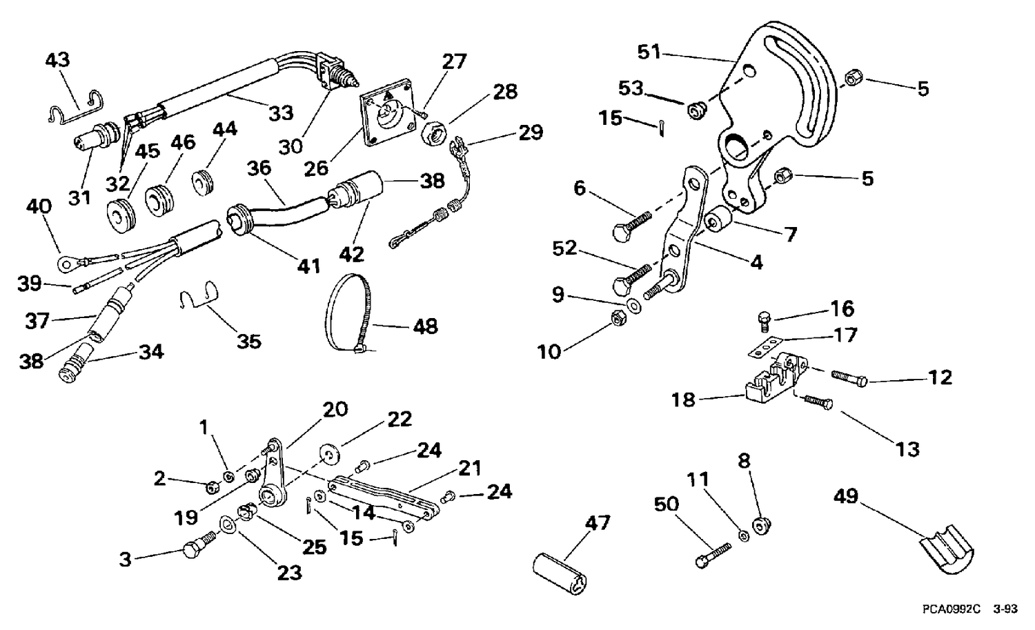REMOTE CONTROL ADAPTER KIT - 40RP, 45, 55