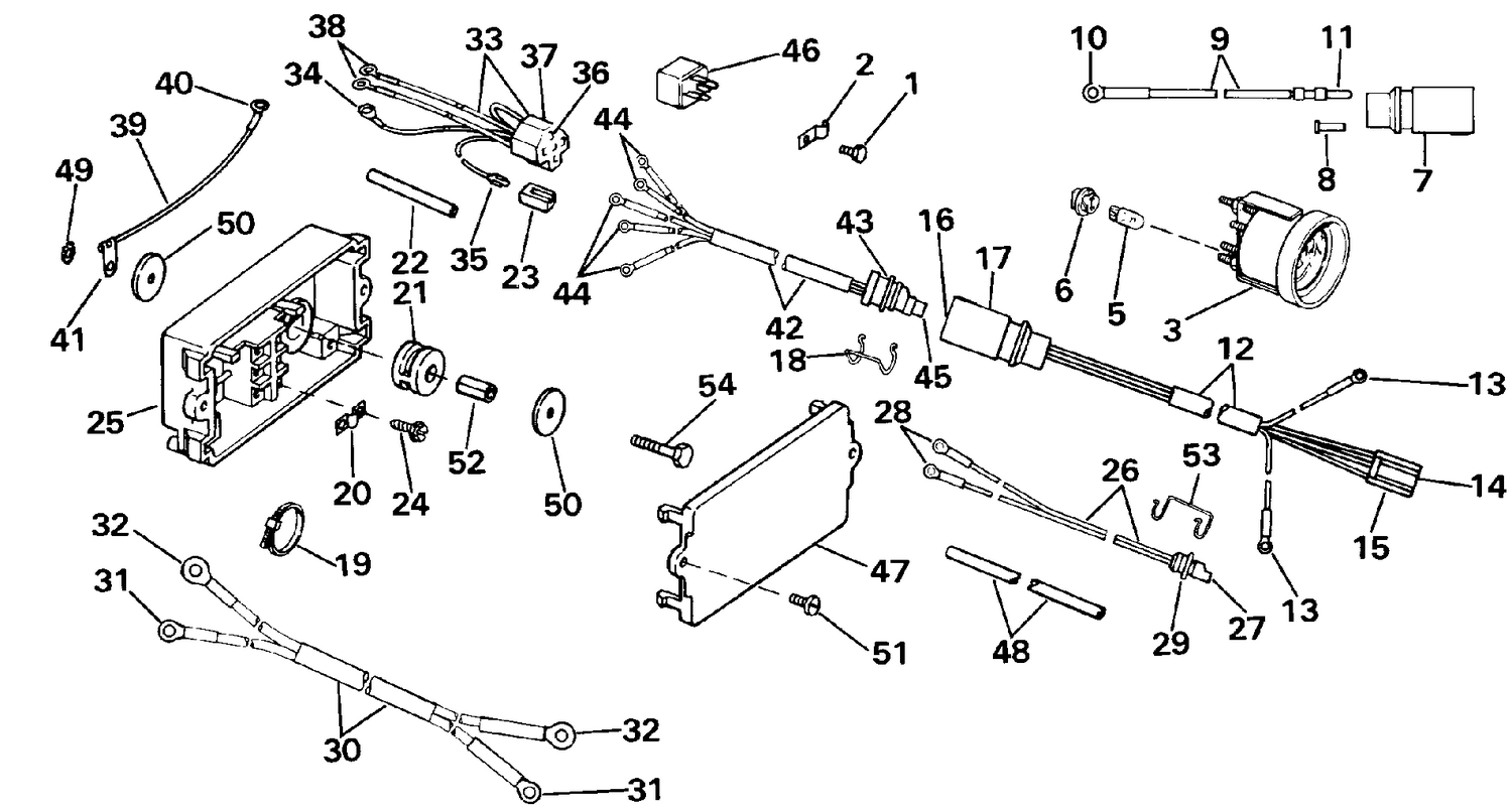 POWER TRIM/TILT ELECTRICAL - 110TLCDF MODELS ONLY