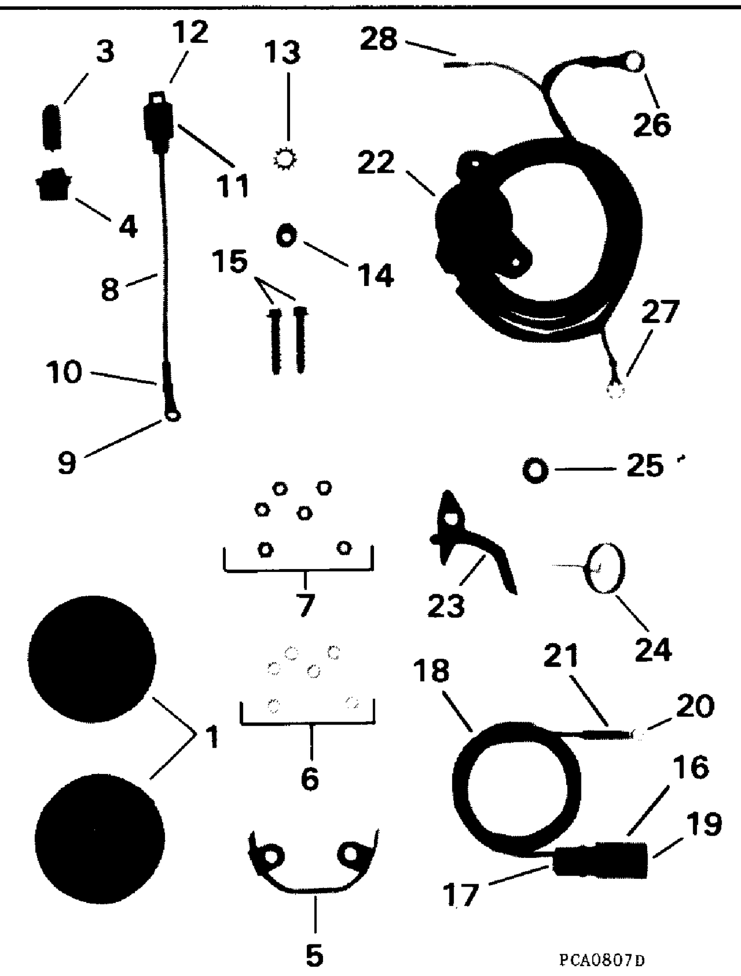 TRIM GAUGE & SENDER KIT - 40, 48 & 50 MODELS