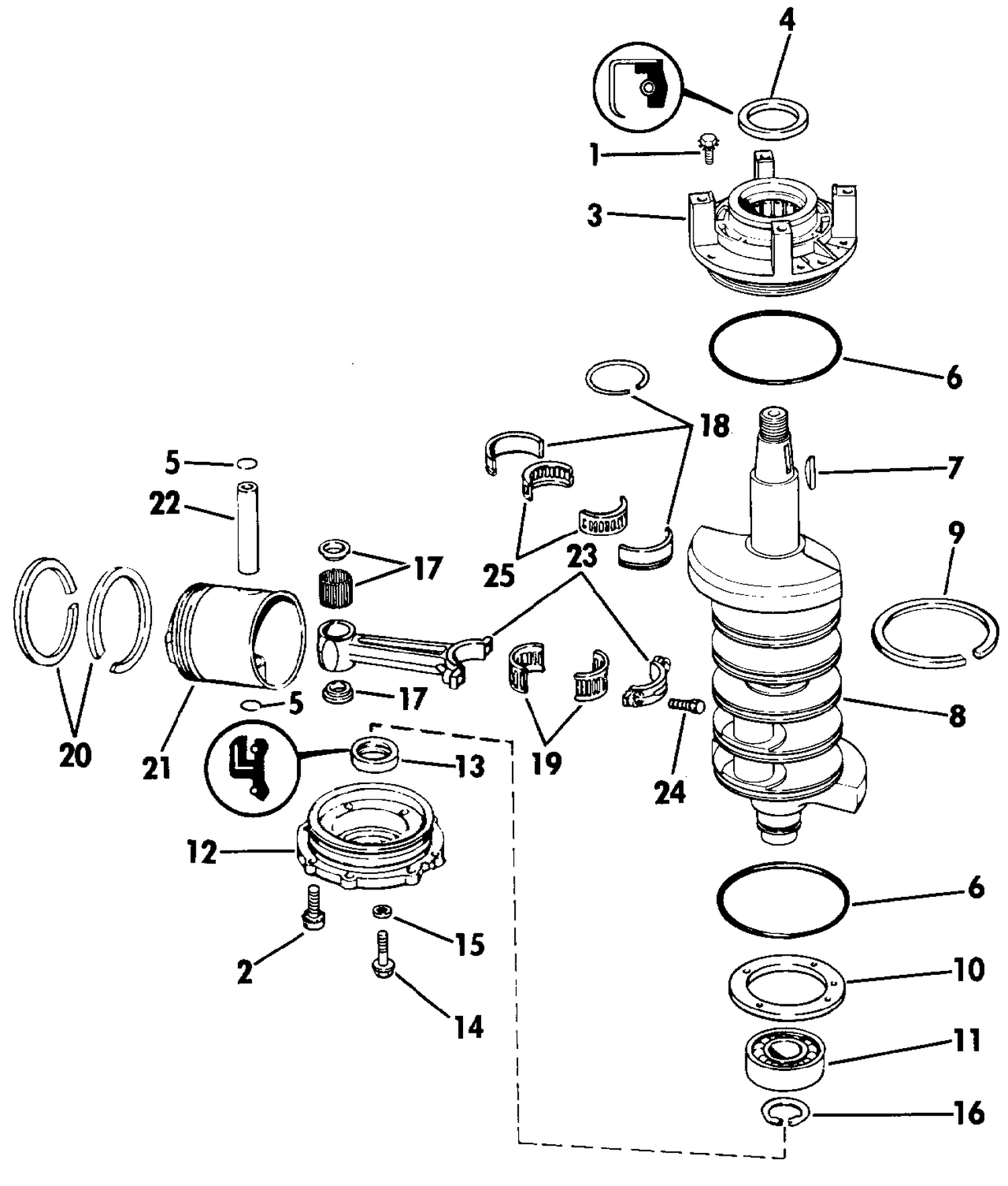 CRANKSHAFT & PISTON