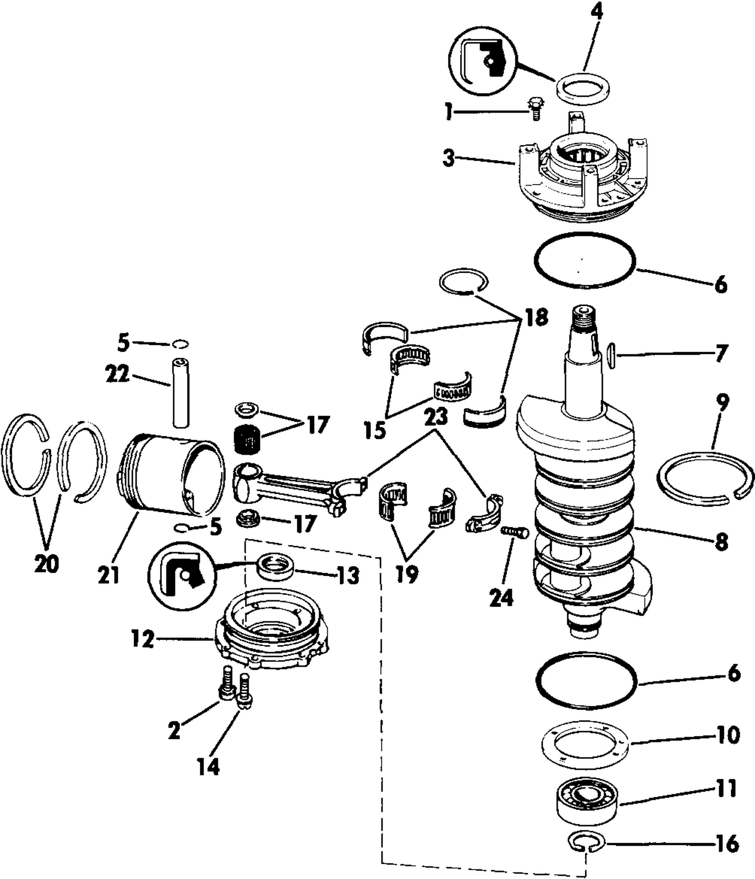 CRANKSHAFT & PISTON