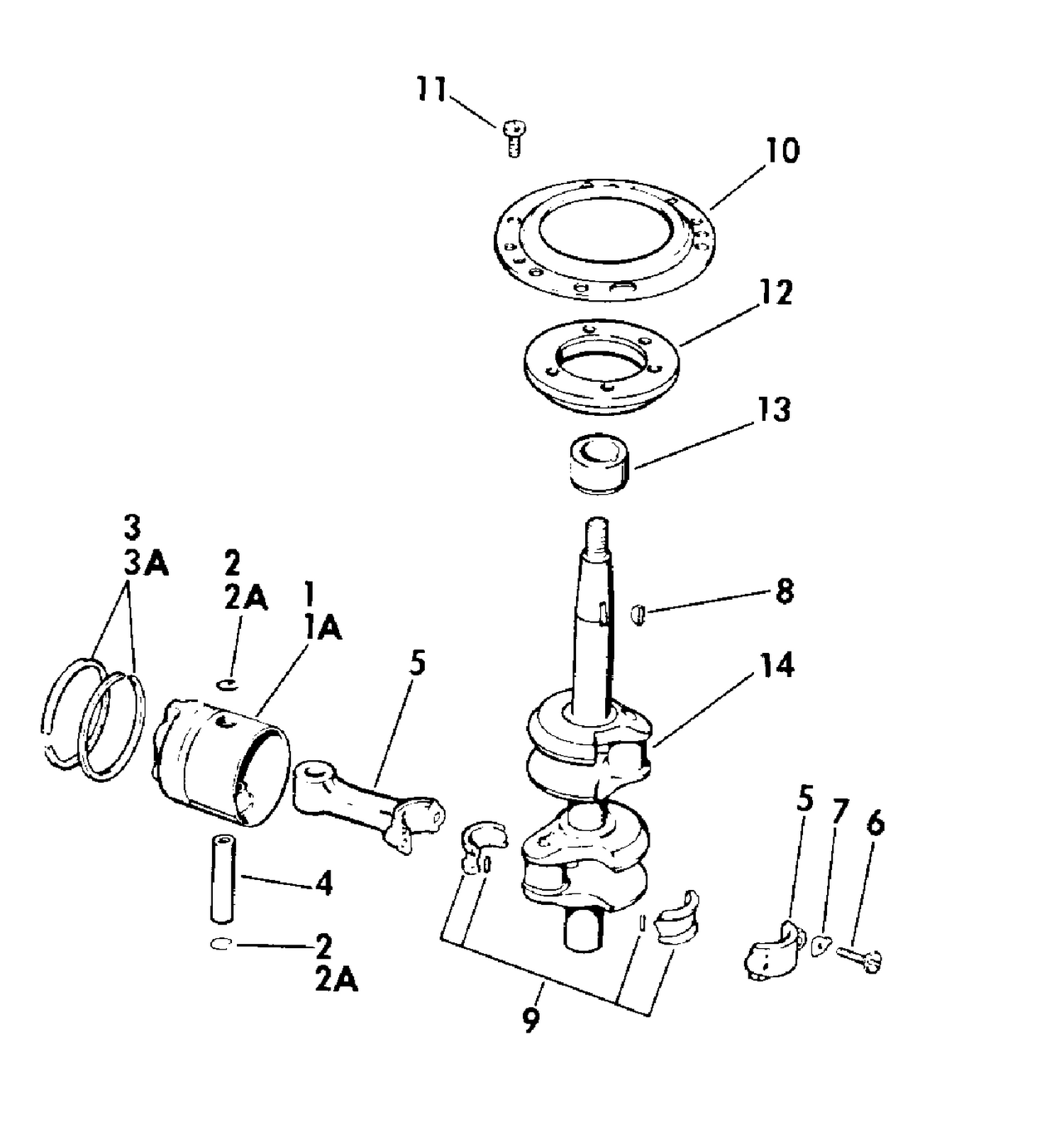 CRANKSHAFT & PISTON