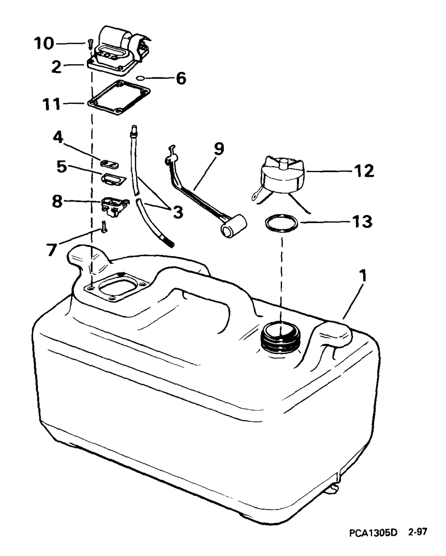 FUEL TANK -- 6 GALLON