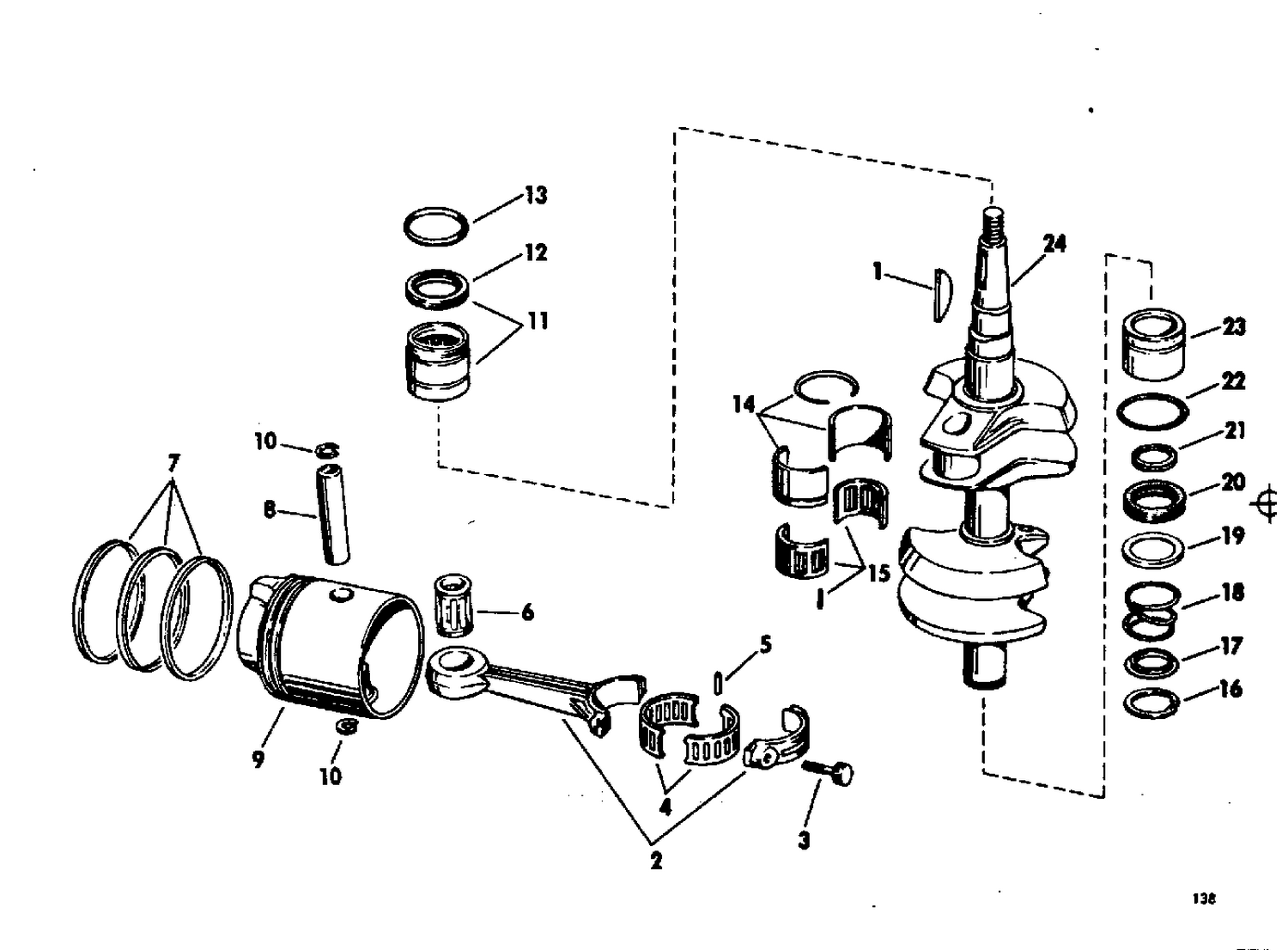 CRANKSHAFT GROUP ELECTRIC SHIFT