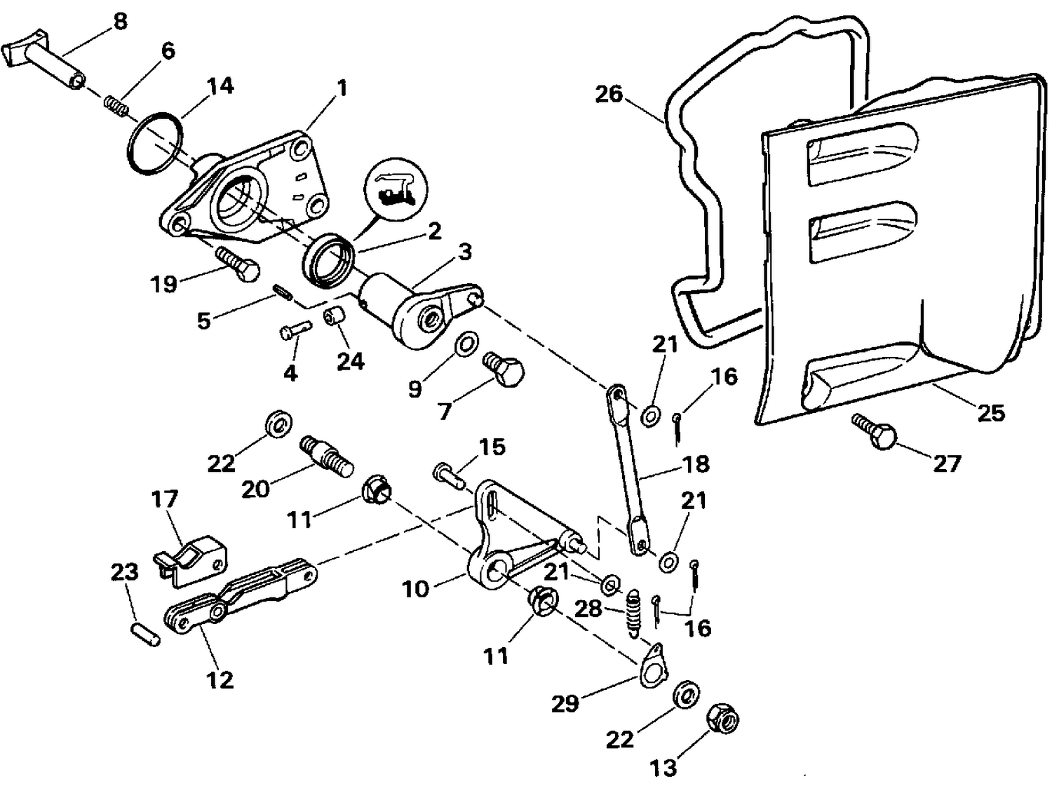 SHIFT - UPPER GEAR HOUSING