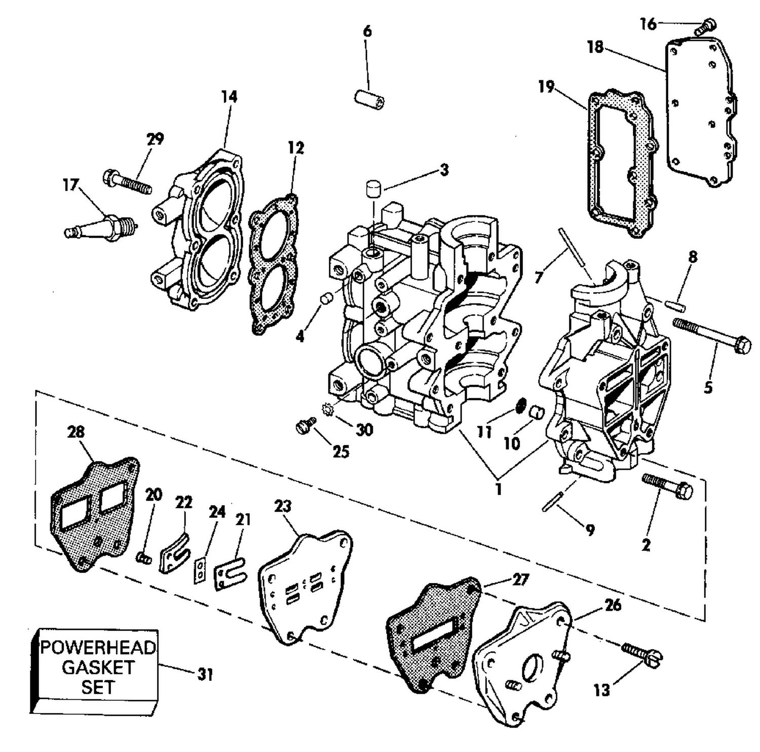CYLINDER, CRANKCASE, & INTAKE MANIFOLD