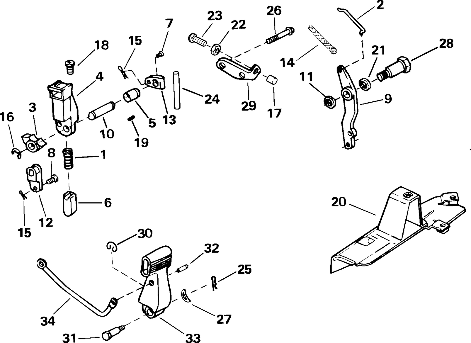 SHIFT & THROTTLE LINKAGE