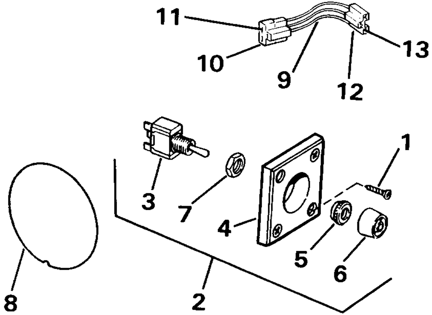 TRIM/TILT SWITCH CONVERSION KIT