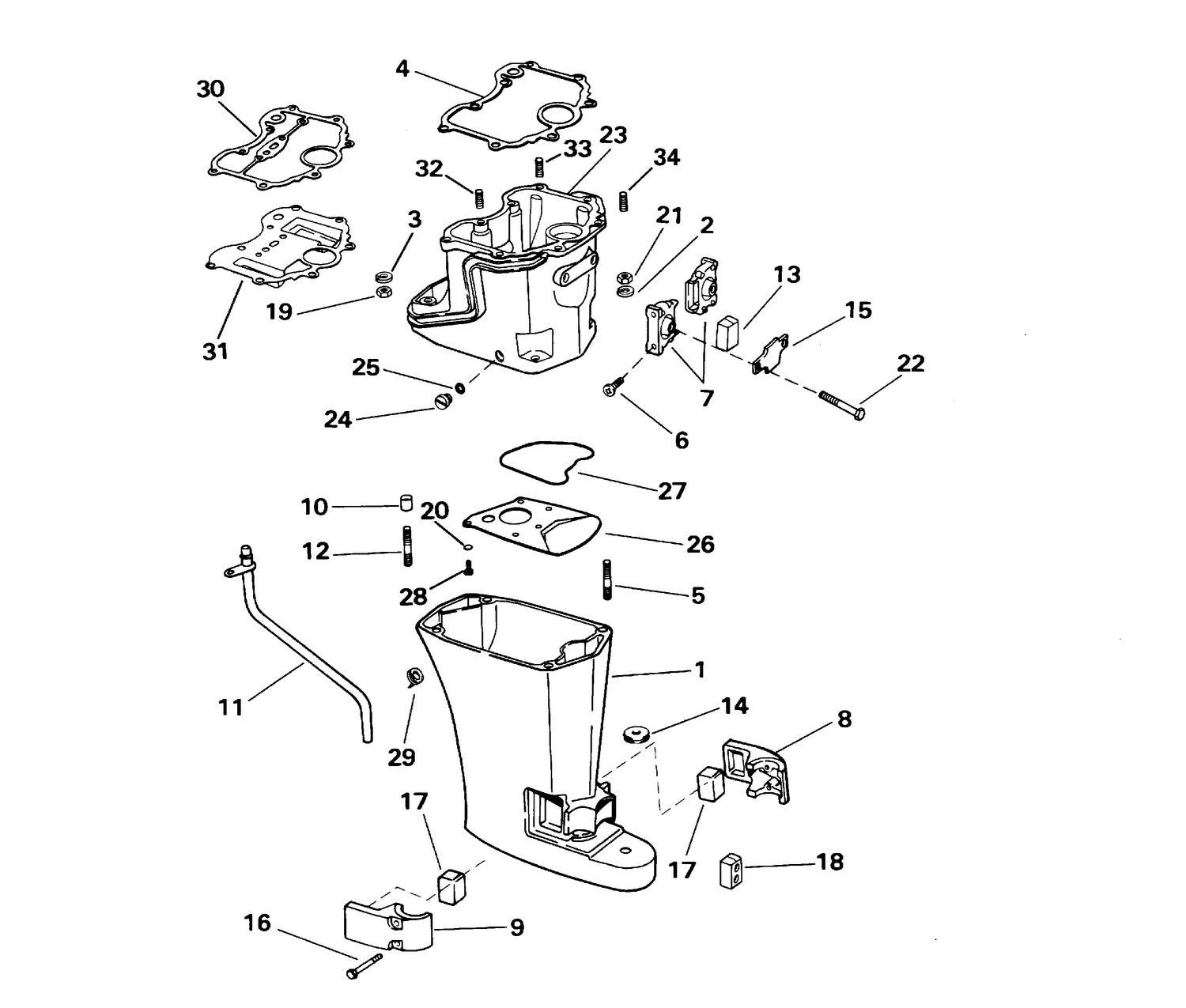 EXHAUST HOUSING