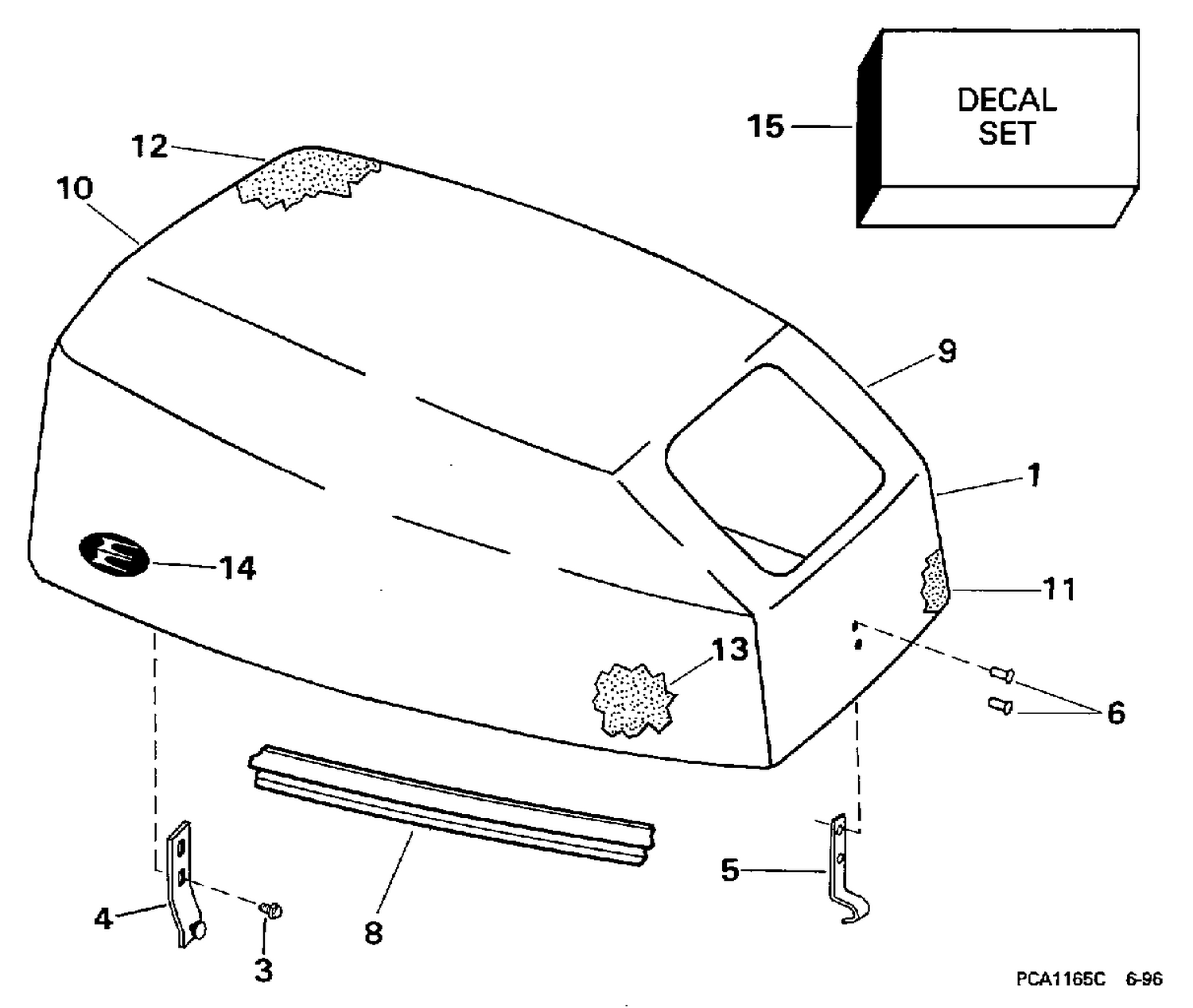 ENGINE COVER - EVINRUDE