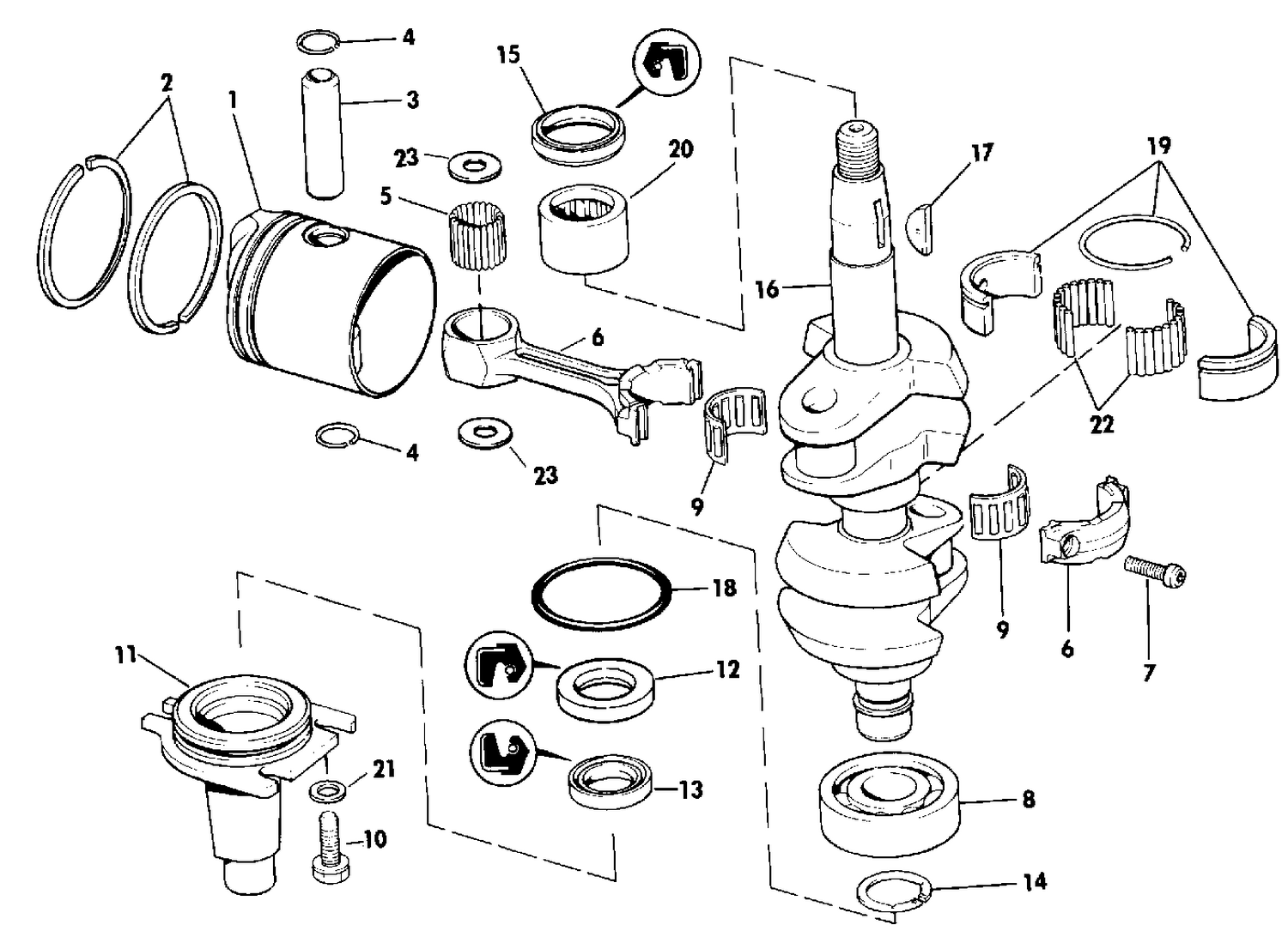CRANKSHAFT & PISTON