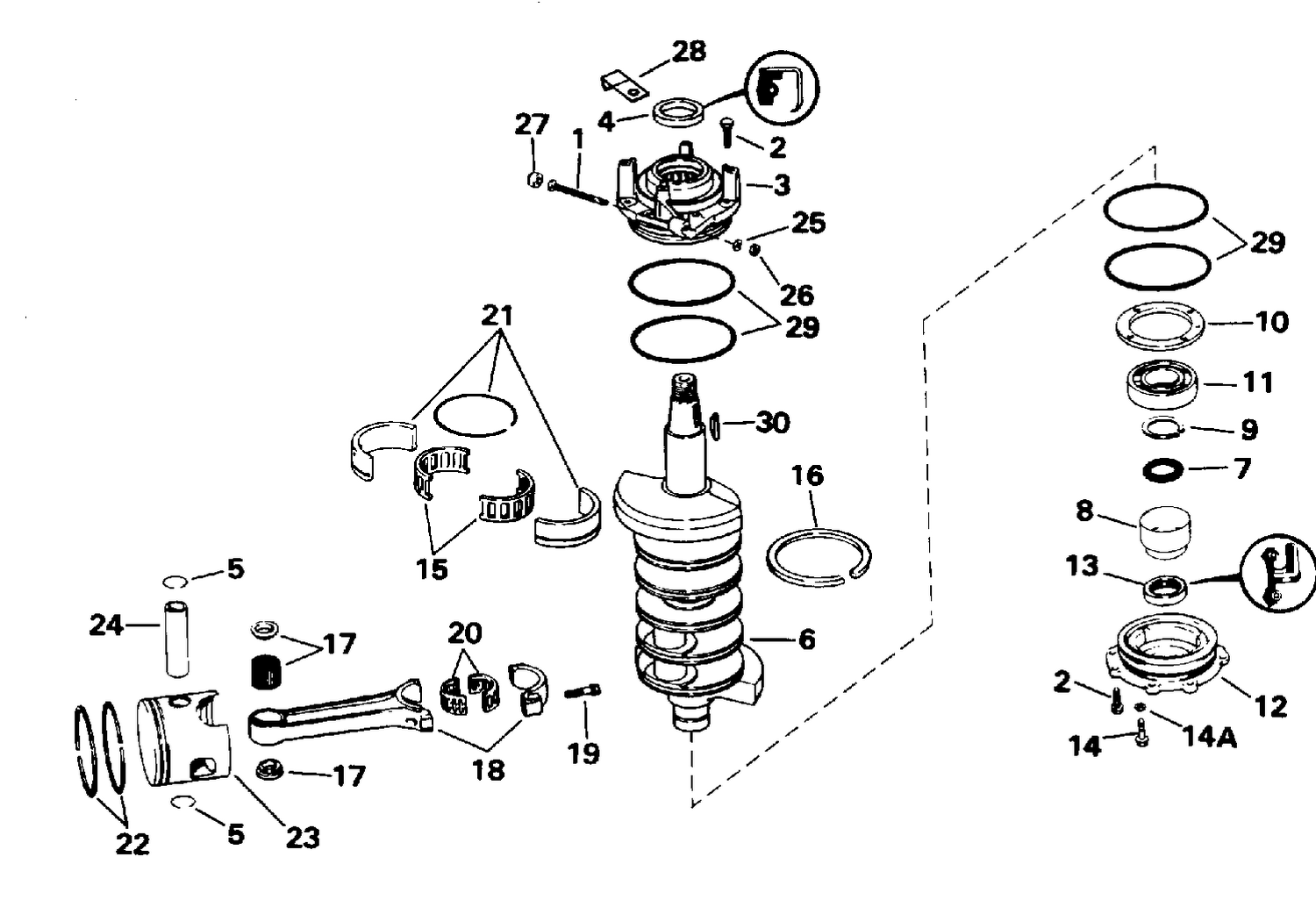 CRANKSHAFT & PISTON
