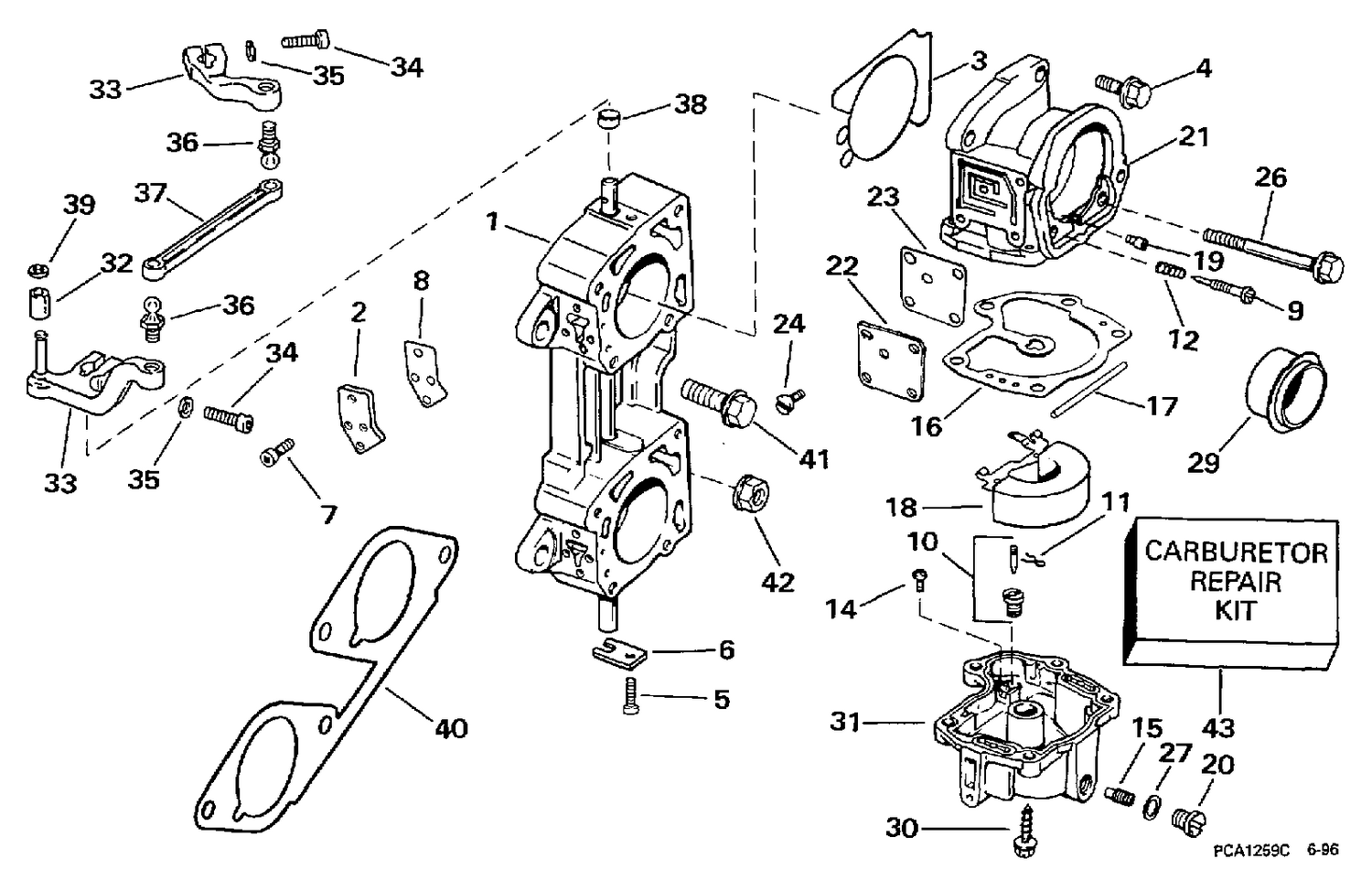 CARBURETOR & LINKAGE