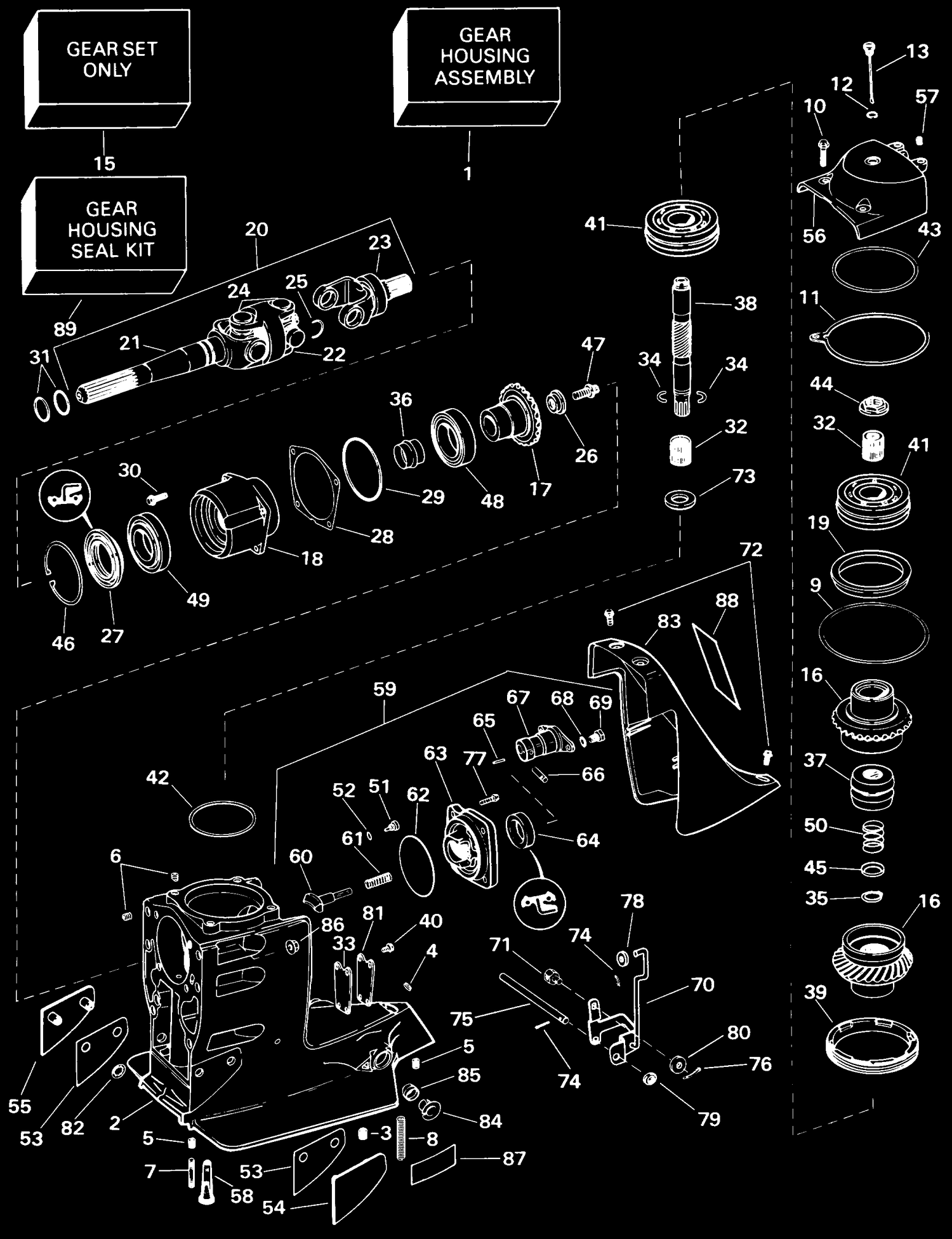 UPPER GEAR HOUSING